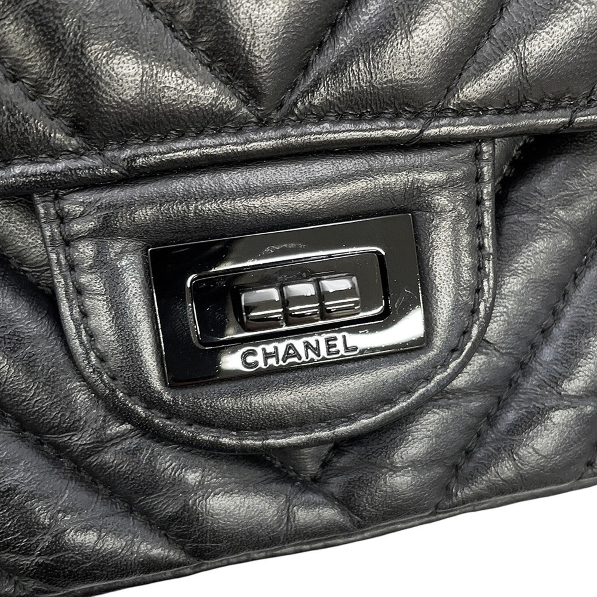 Chanel Black Handbag Shoulder Bag (Pre-Owned)