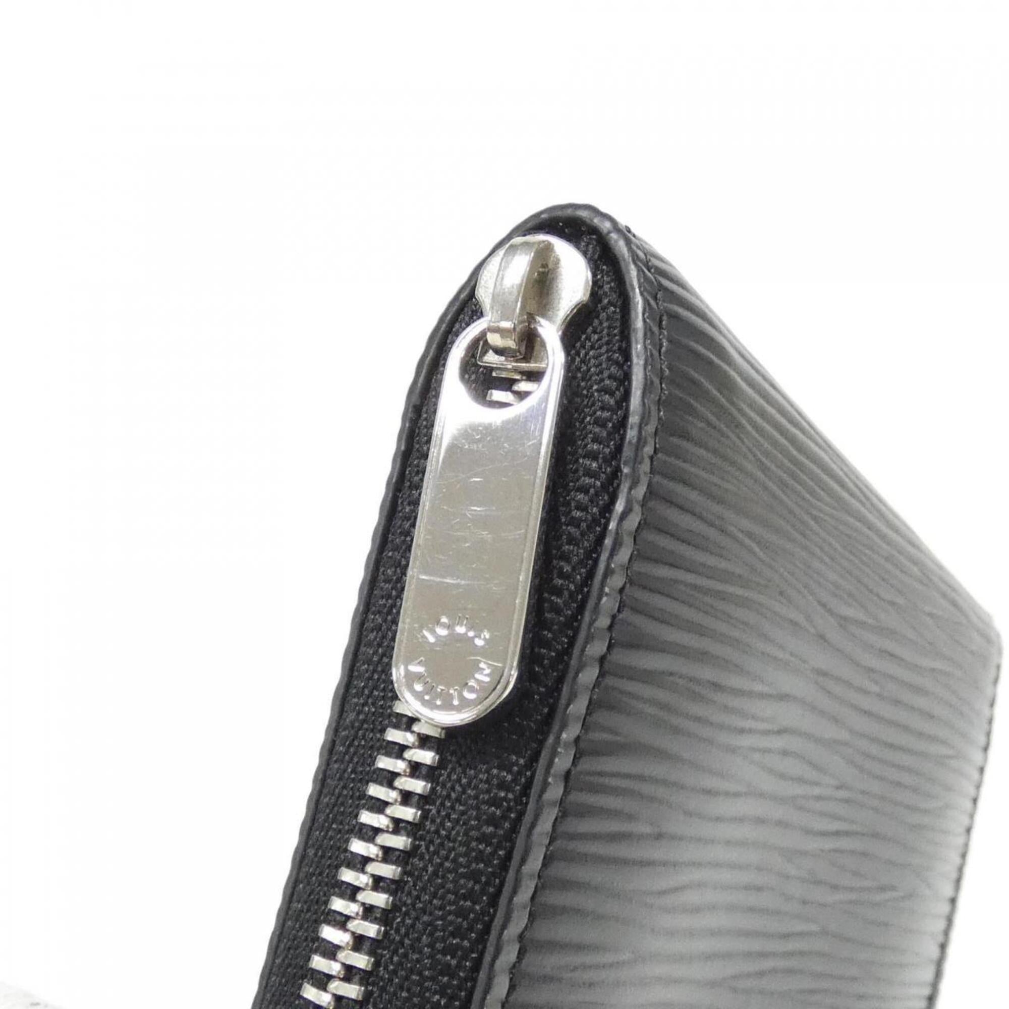 Louis Vuitton Black Leather Coin Purse/Coin Case (Pre-Owned)