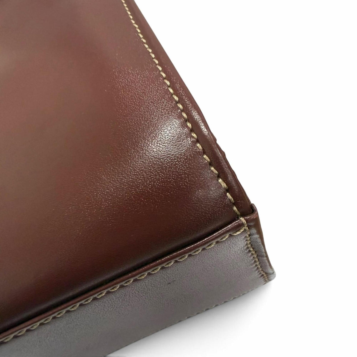 Cartier Bordeaux Leather Briefcase (Pre-Owned)