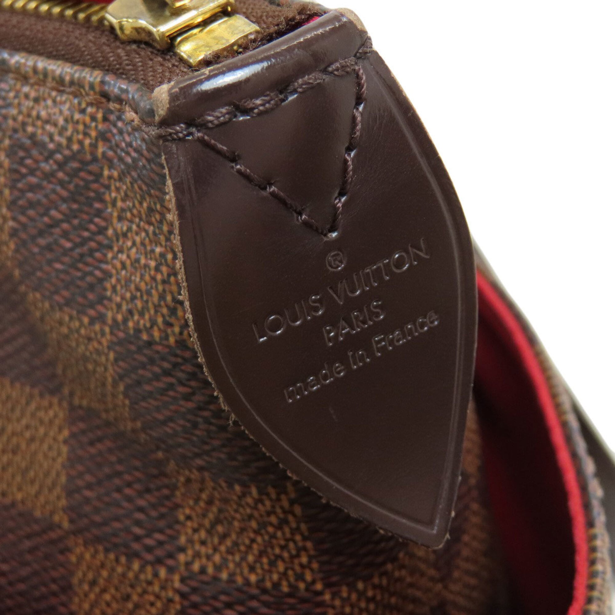 Louis Vuitton Damier Canvas Ebene Damier Canvas Handbag (Pre-Owned)