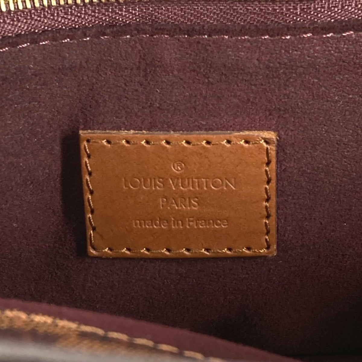 Louis Vuitton Damier Brown Damier Canvas Handbag Tote Bag (Pre-Owned)