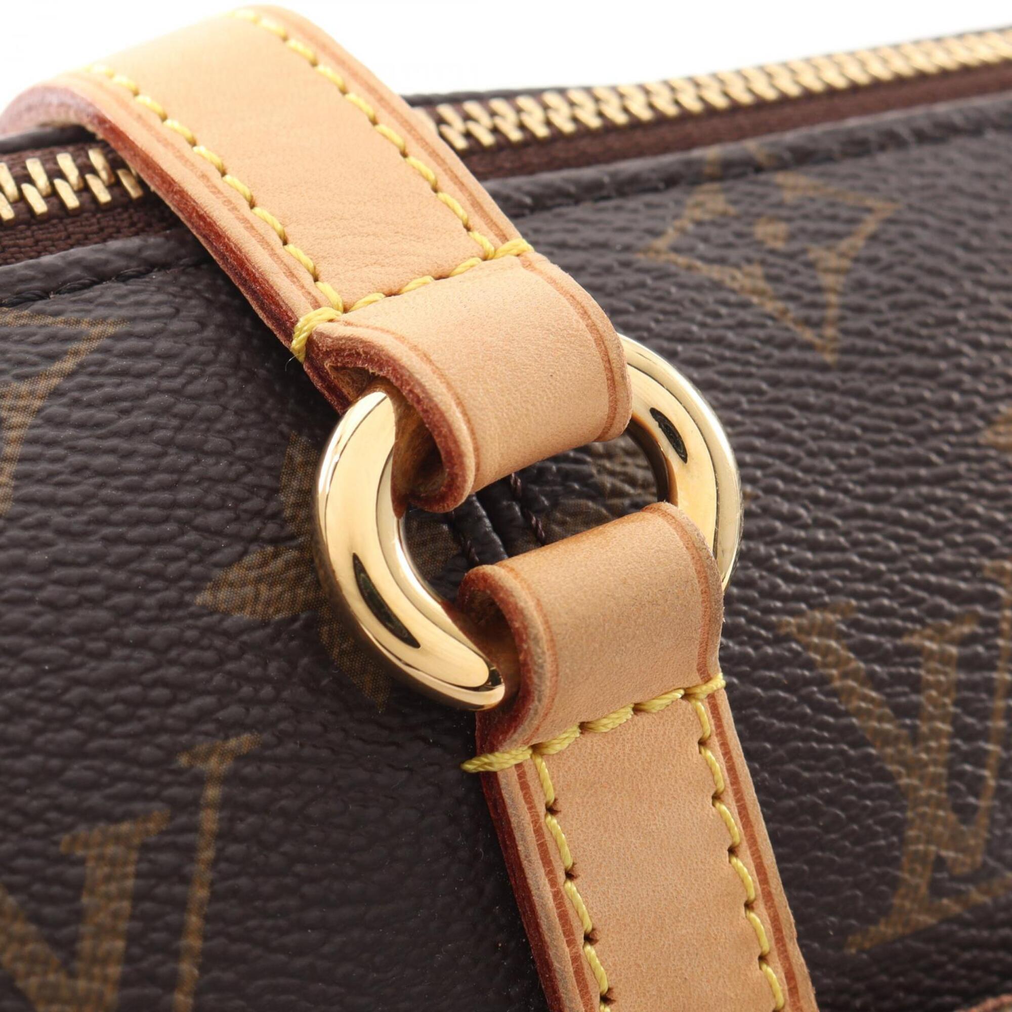 Louis Vuitton Brown Coated Canvas Pvc Monogram Leather Handbag Tote Bag (Pre-Owned)