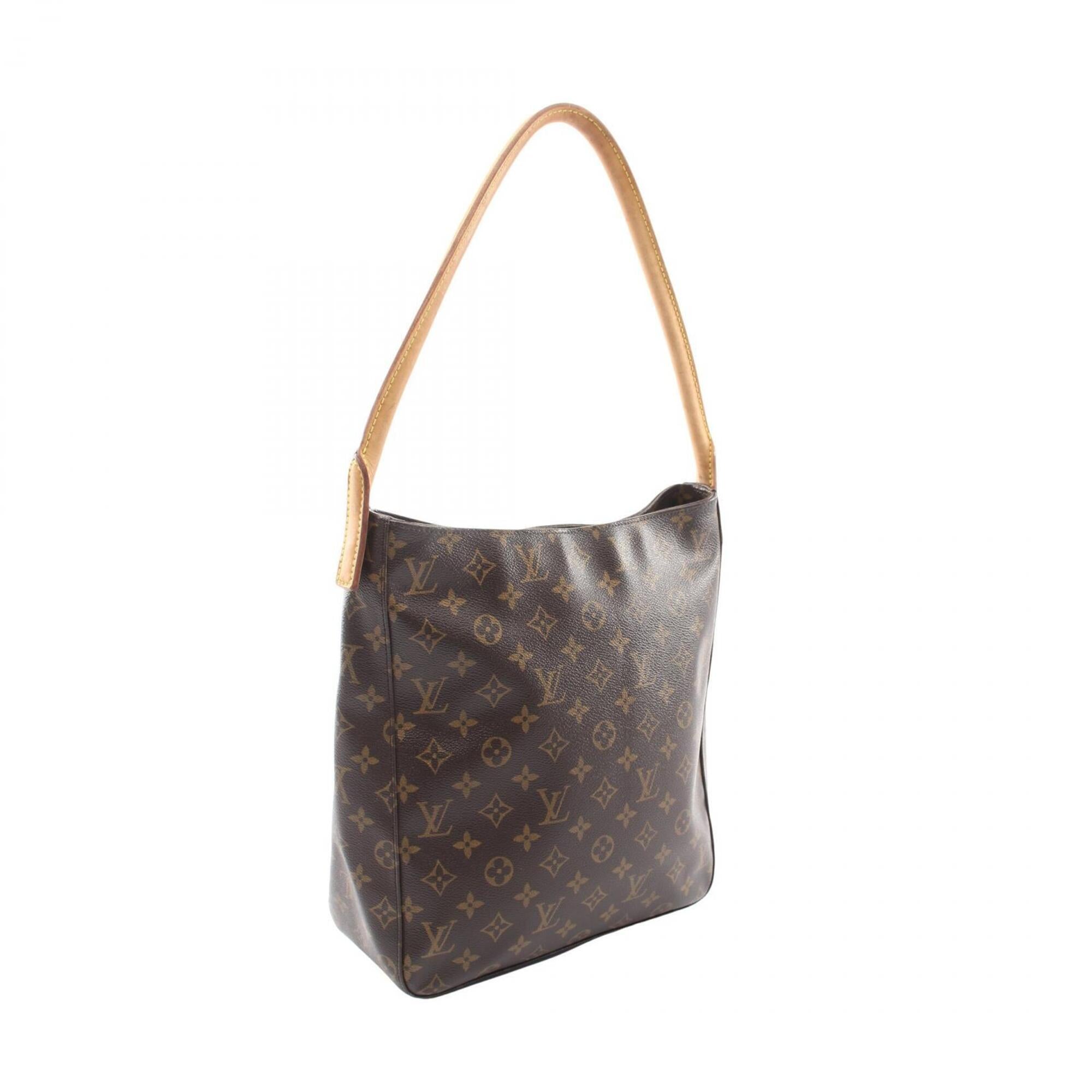 Louis Vuitton Brown Pvc Leather Handbag Shoulder Bag (Pre-Owned)