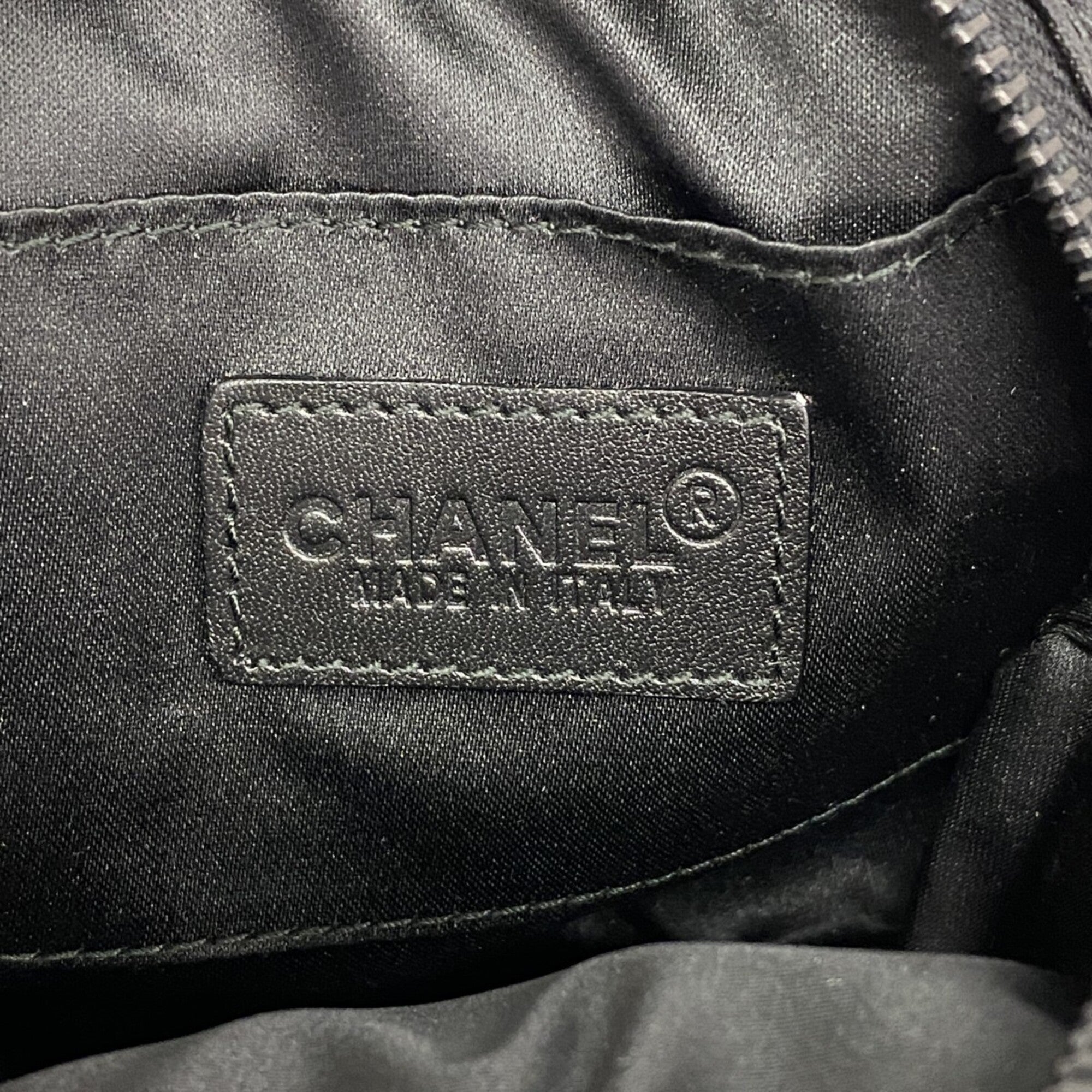 Chanel Black Nylon Pouch (Pre-Owned)