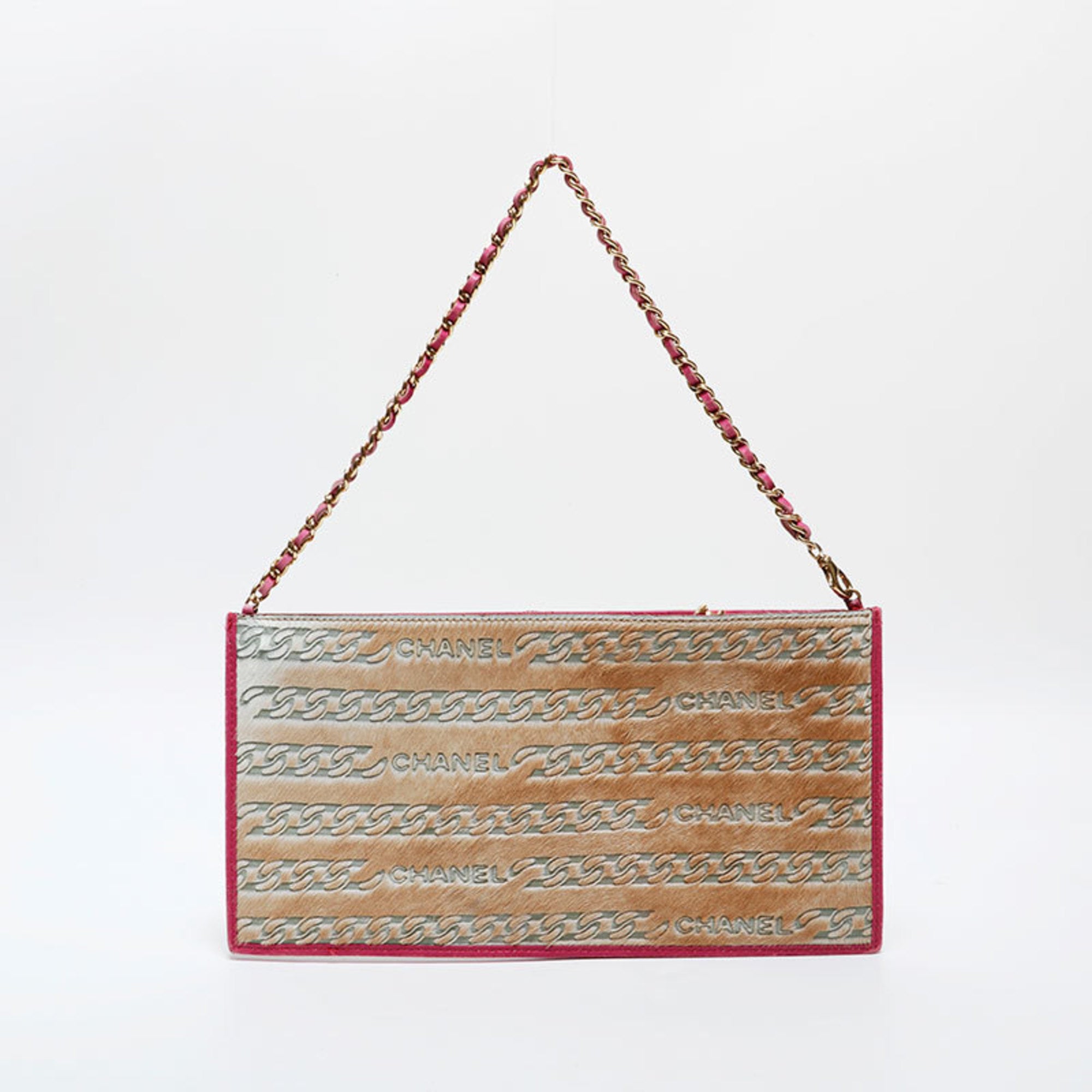 Chanel Beige Leather Shoulder Bag (Pre-Owned)