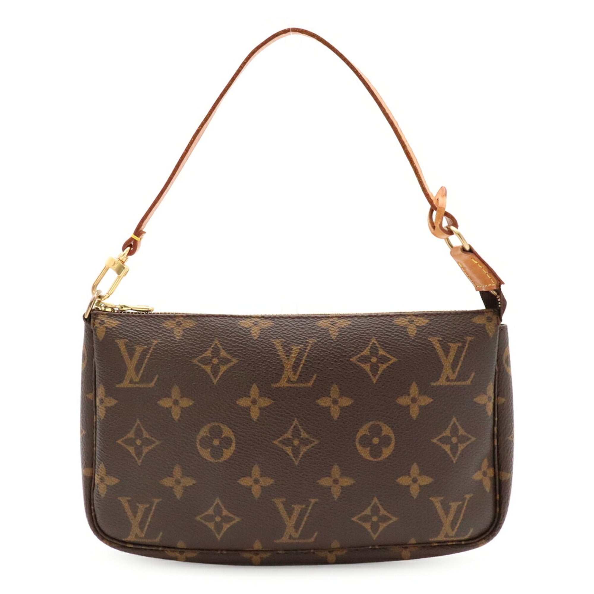 Louis Vuitton Brown Monogram Monogram Handbag Pochette Pouch (Pre-Owned)