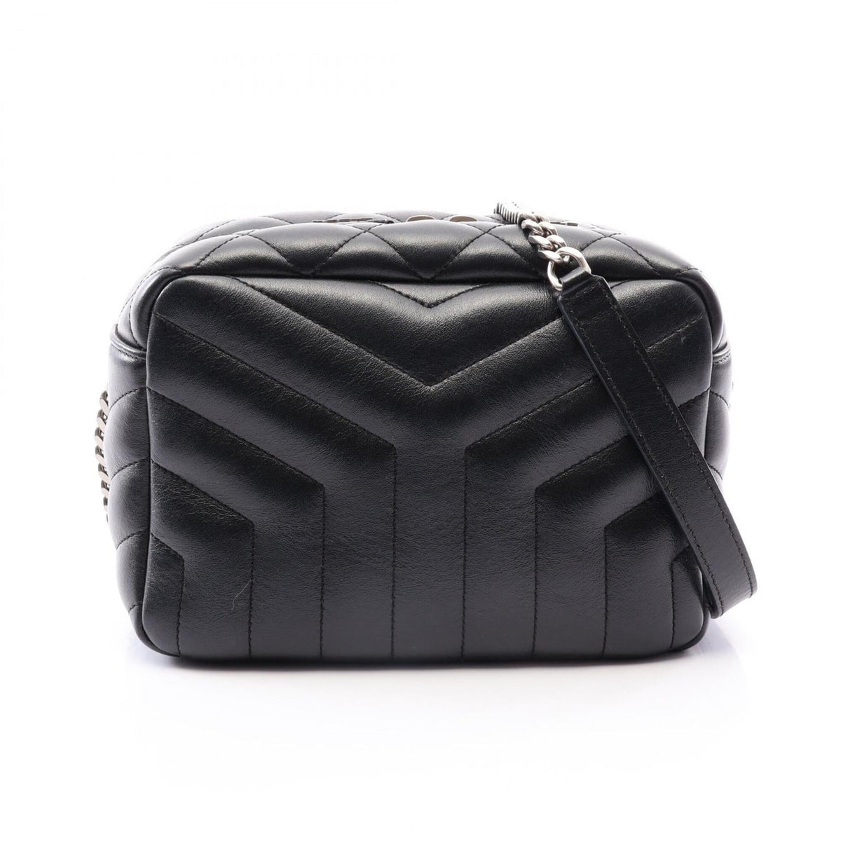 Saint Laurent Black Leather Handbag Shoulder Bag (Pre-Owned)