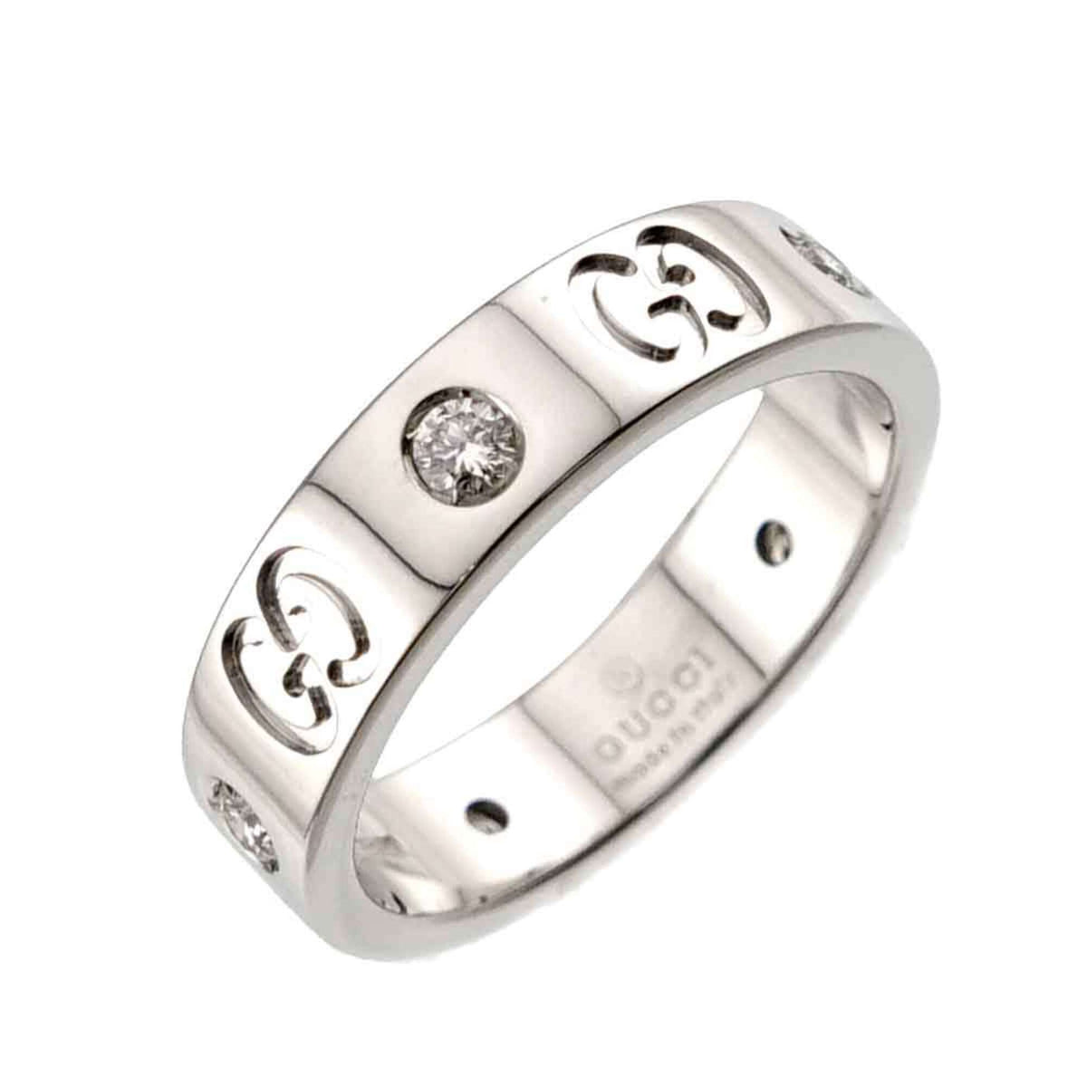 Gucci White Gold (18K) Band Ring (Pre-Owned)