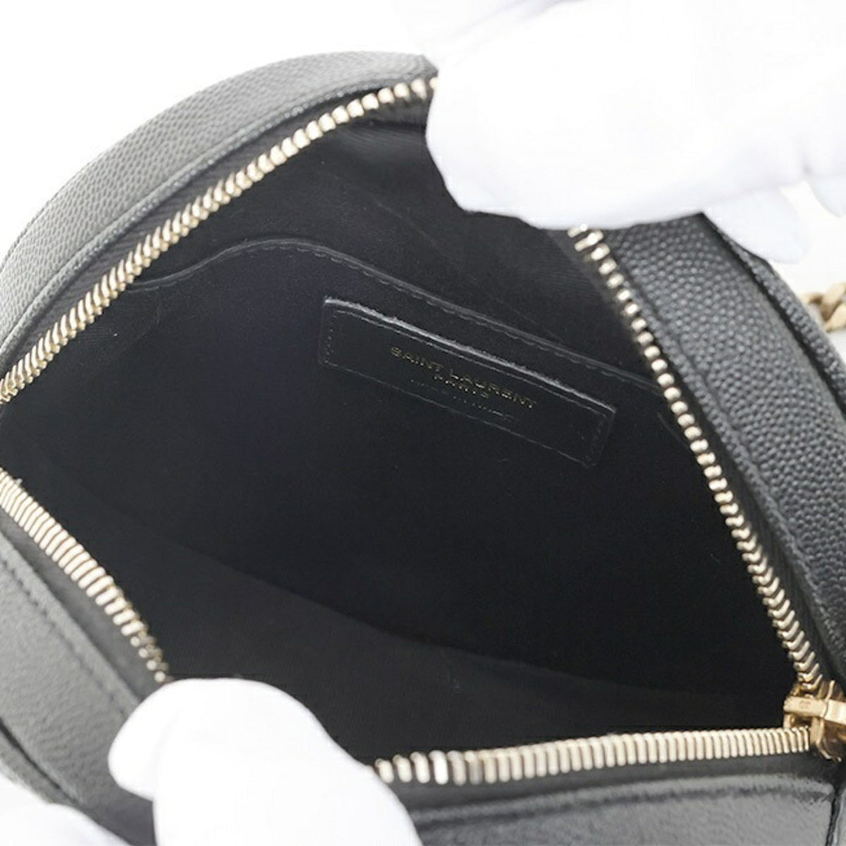 Saint Laurent Black Leather Shoulder Bag (Pre-Owned)