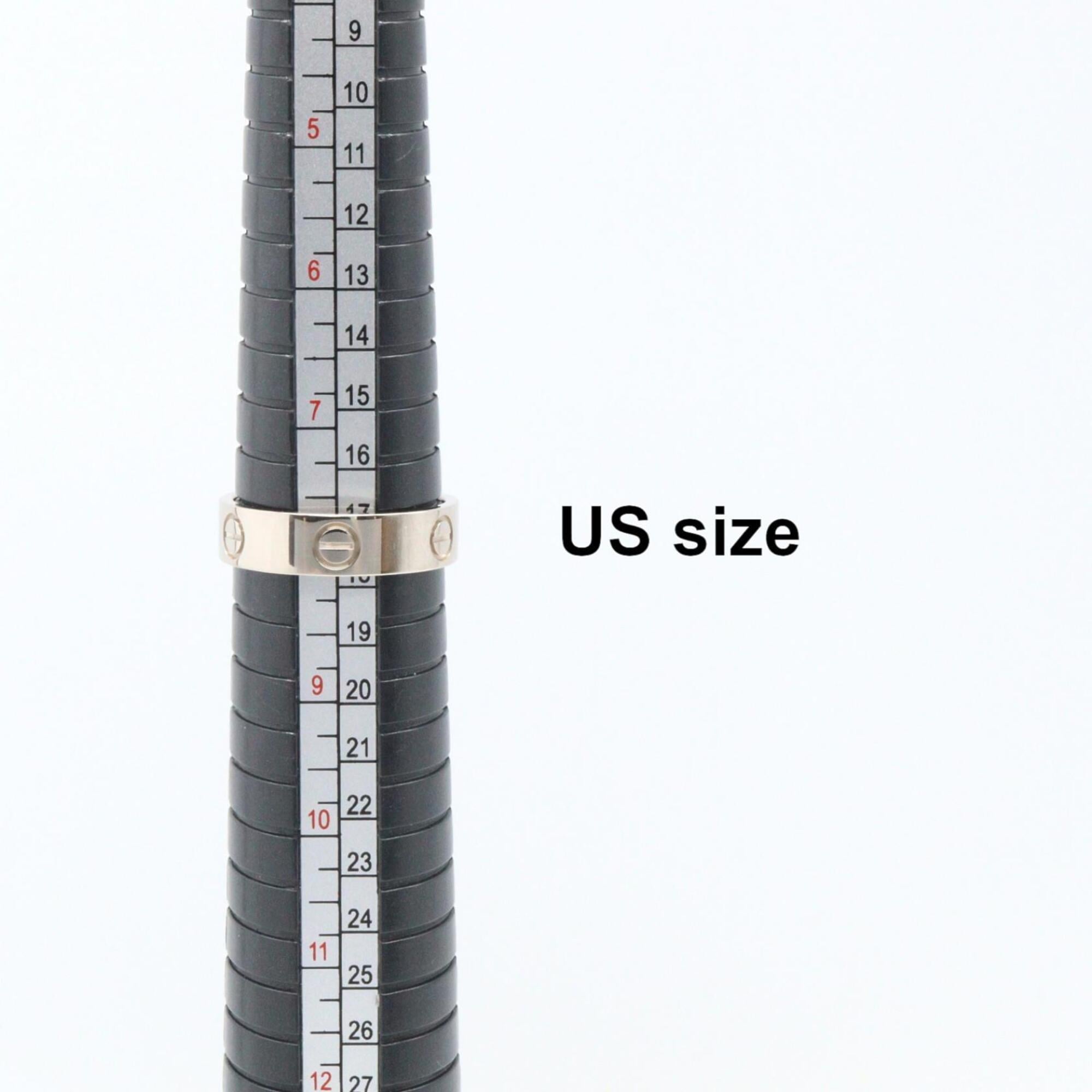 Cartier Silver White Gold (18K) Band Ring (Pre-Owned)