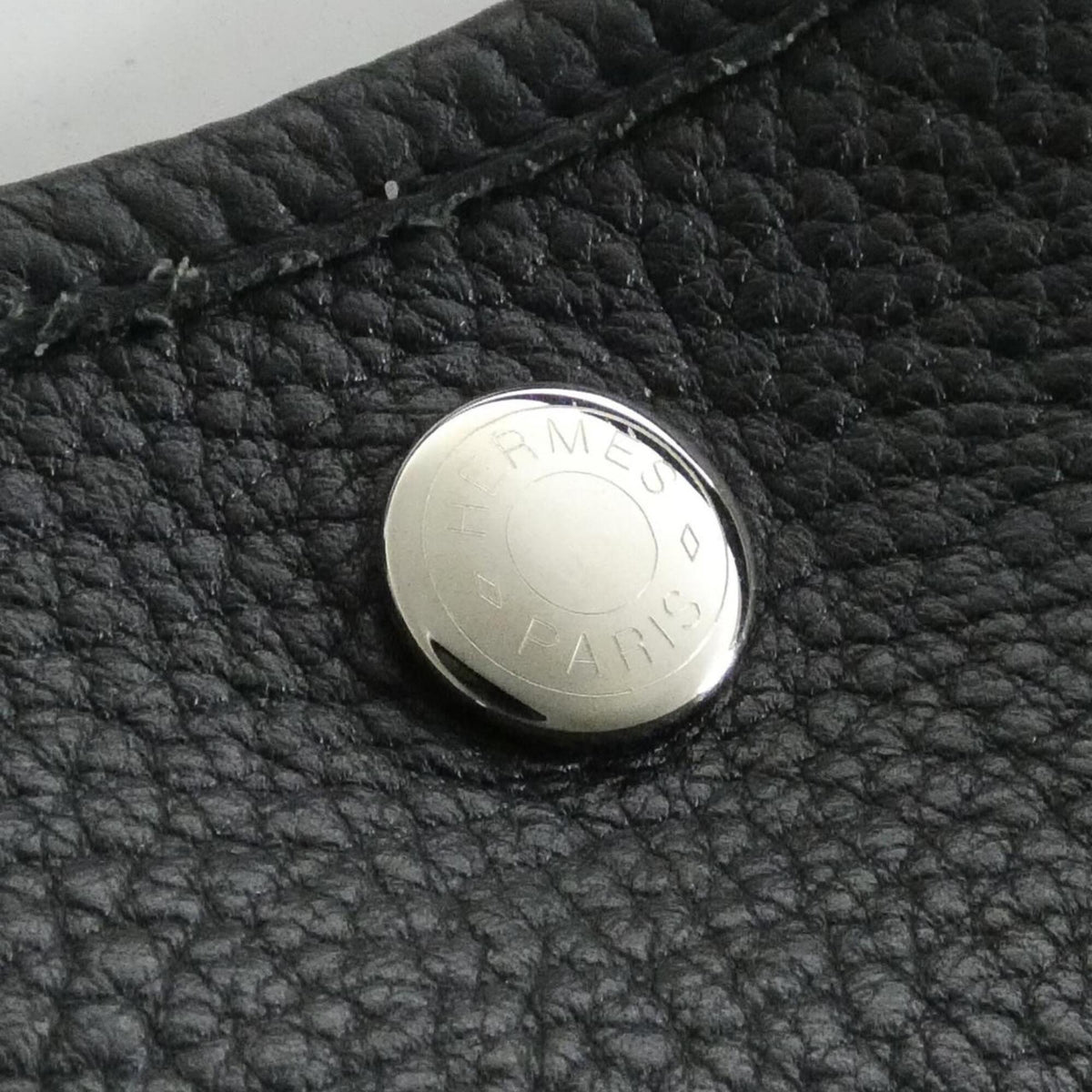 Hermes Black Negonda Leather Handbag (Pre-Owned)