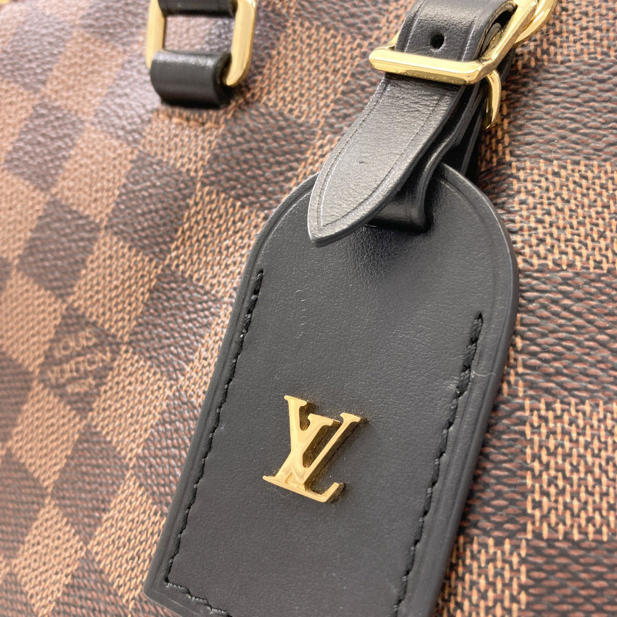 Louis Vuitton Damier Canvas Ebene Damier Canvas Handbag (Pre-Owned)