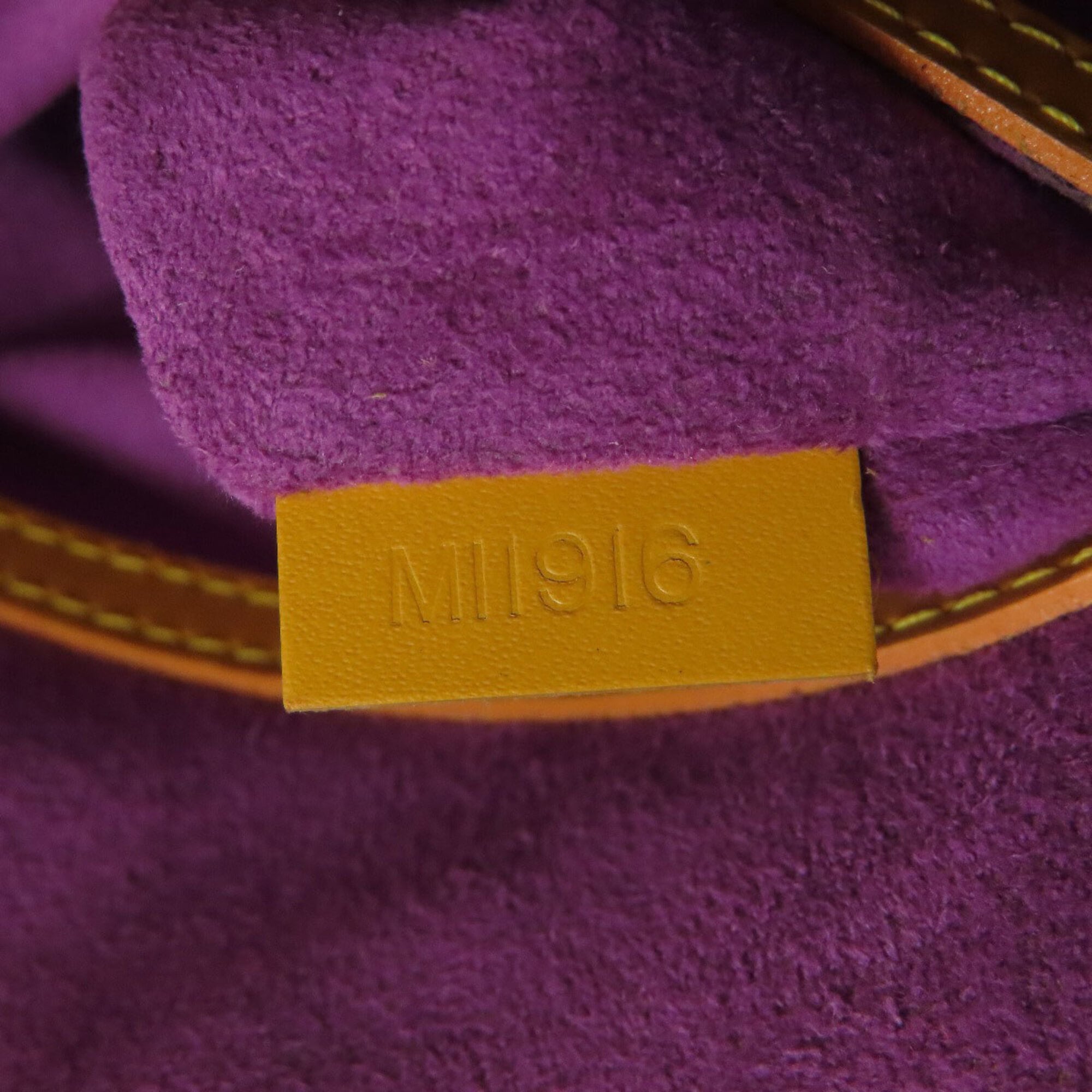 Louis Vuitton Yellow Epi Leather Handbag (Pre-Owned)