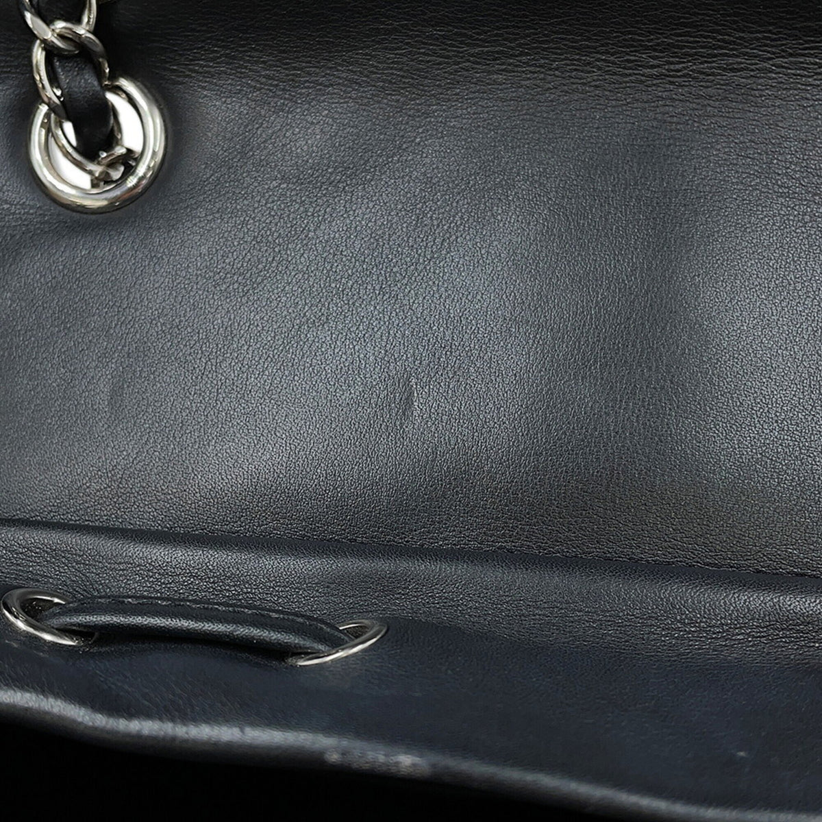 Chanel Black Leather Backpack Handbag (Pre-Owned)