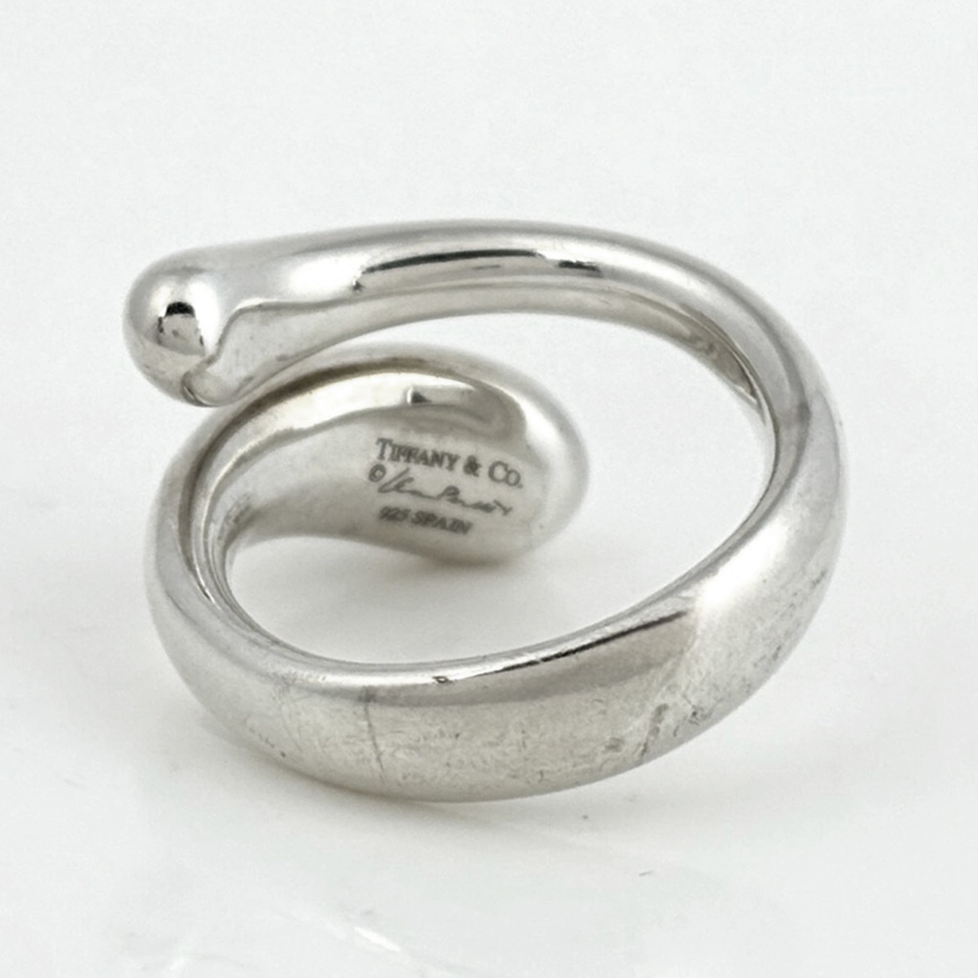 Tiffany Silver Silver 925 Band Ring (Pre-Owned)