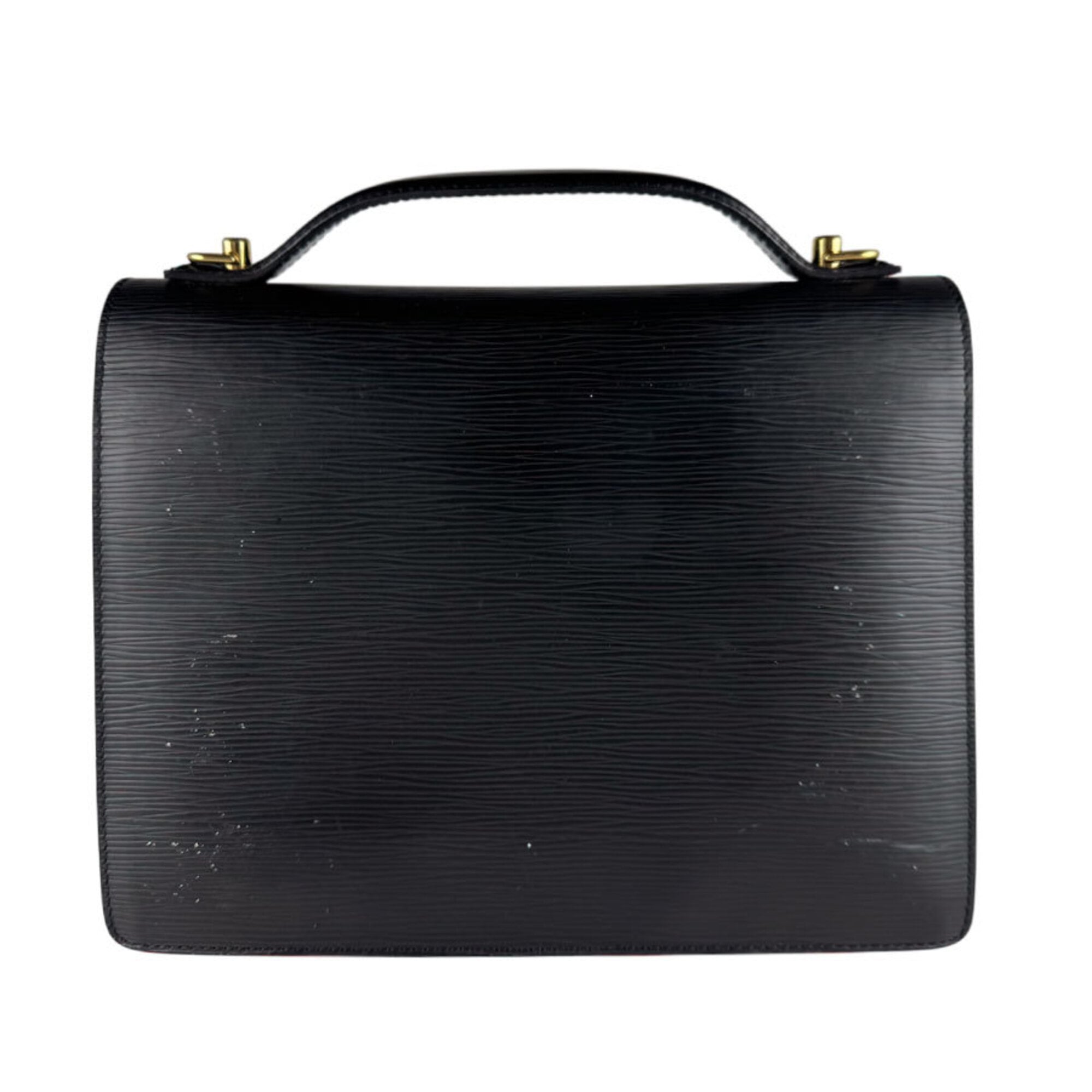 Louis Vuitton Black Epi Leather Handbag (Pre-Owned)