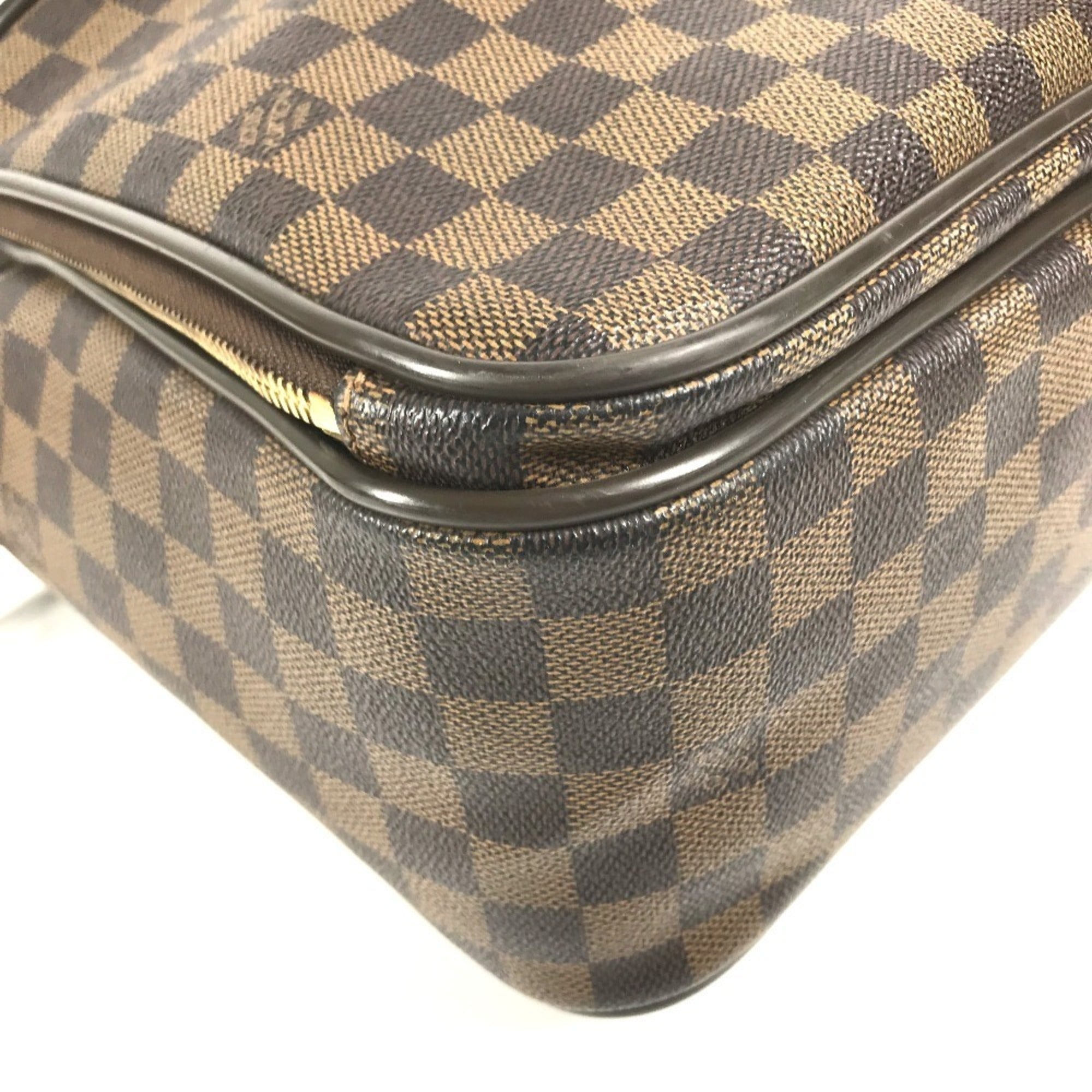 Louis Vuitton Brown Damier Canvas Ebene Galle Damier Canvas Briefcase Handbag Shoulder Bag (Pre-Owned)