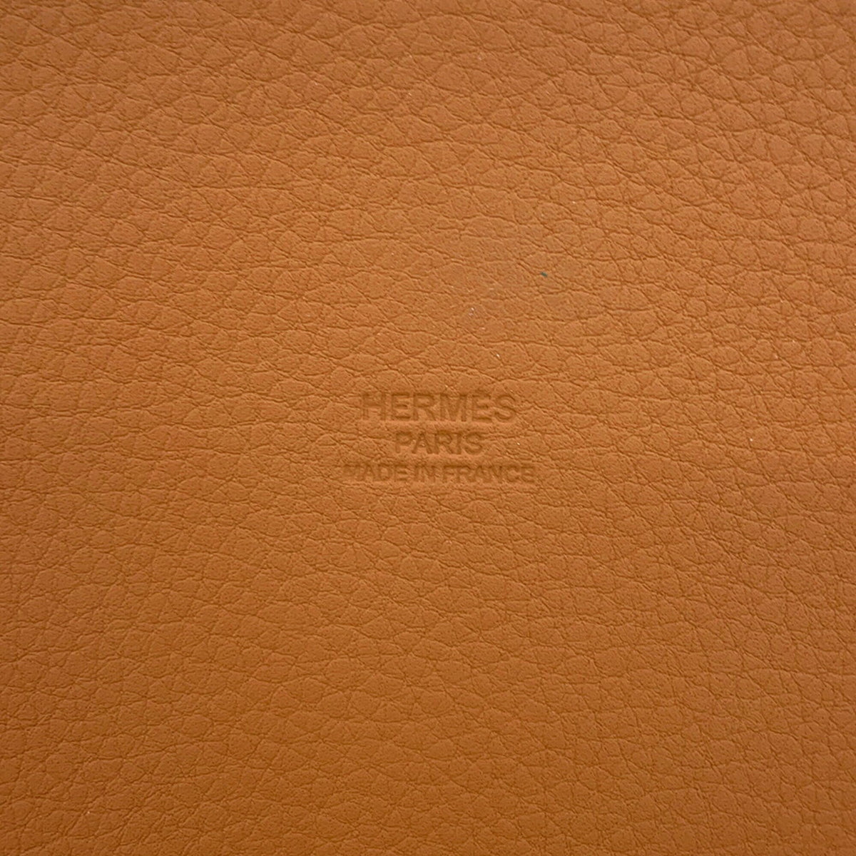 Hermes Gold Basket Handbag (Pre-Owned)
