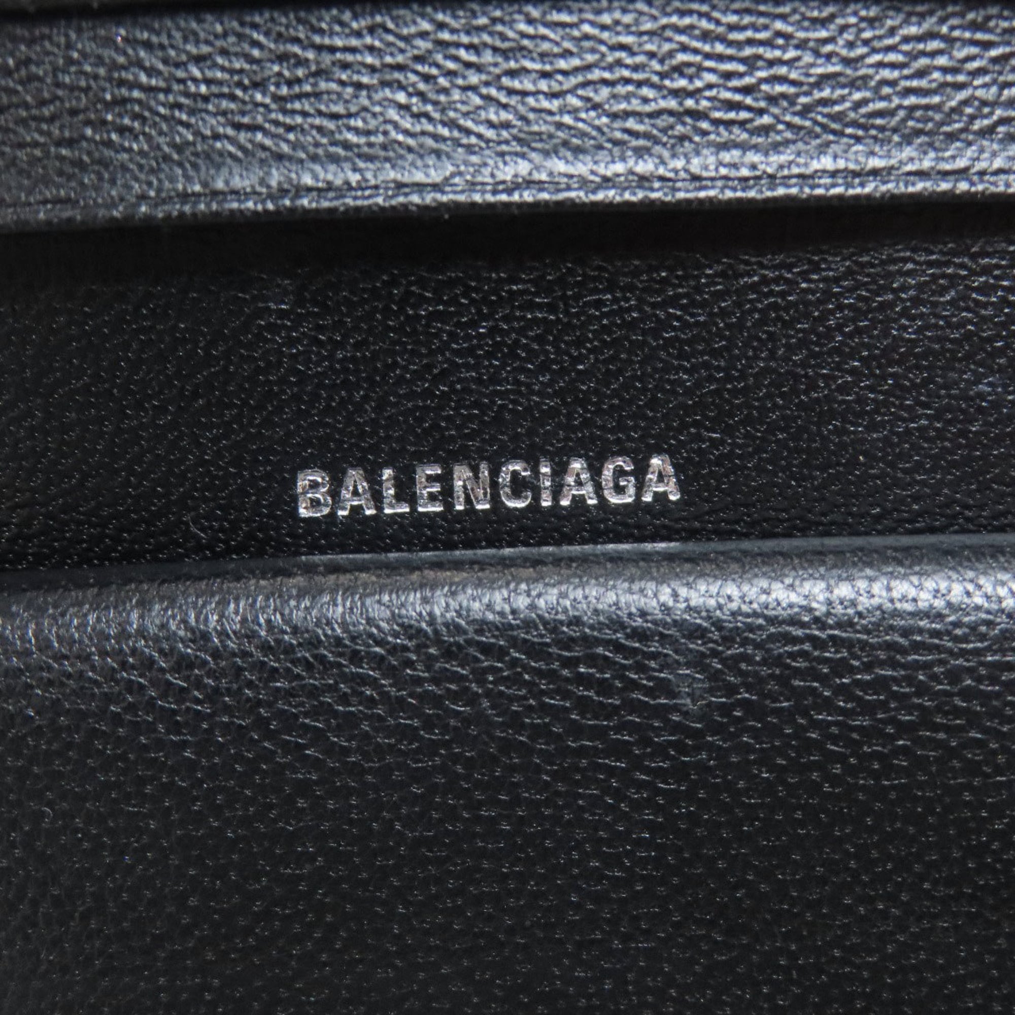 Balenciaga Black Leather Wallet (Bi-Fold) (Pre-Owned)