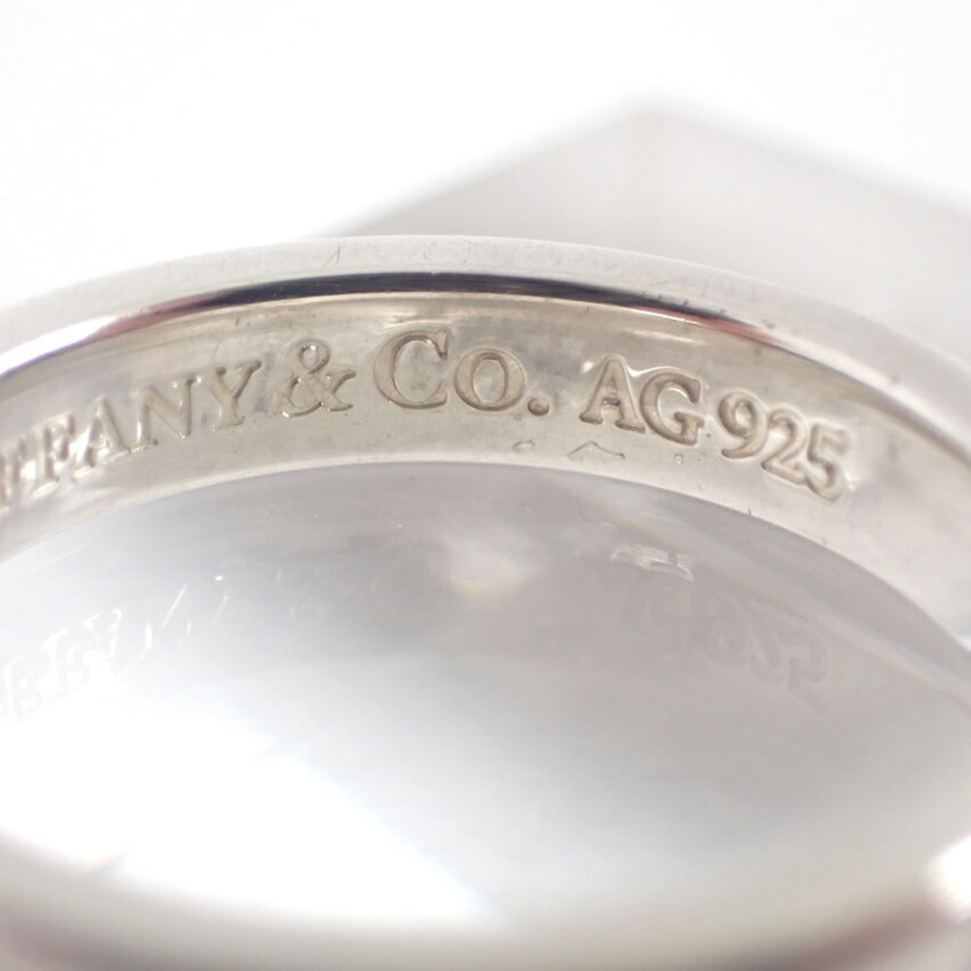 Tiffany Sterling Silver 925 Band Ring (Pre-Owned)
