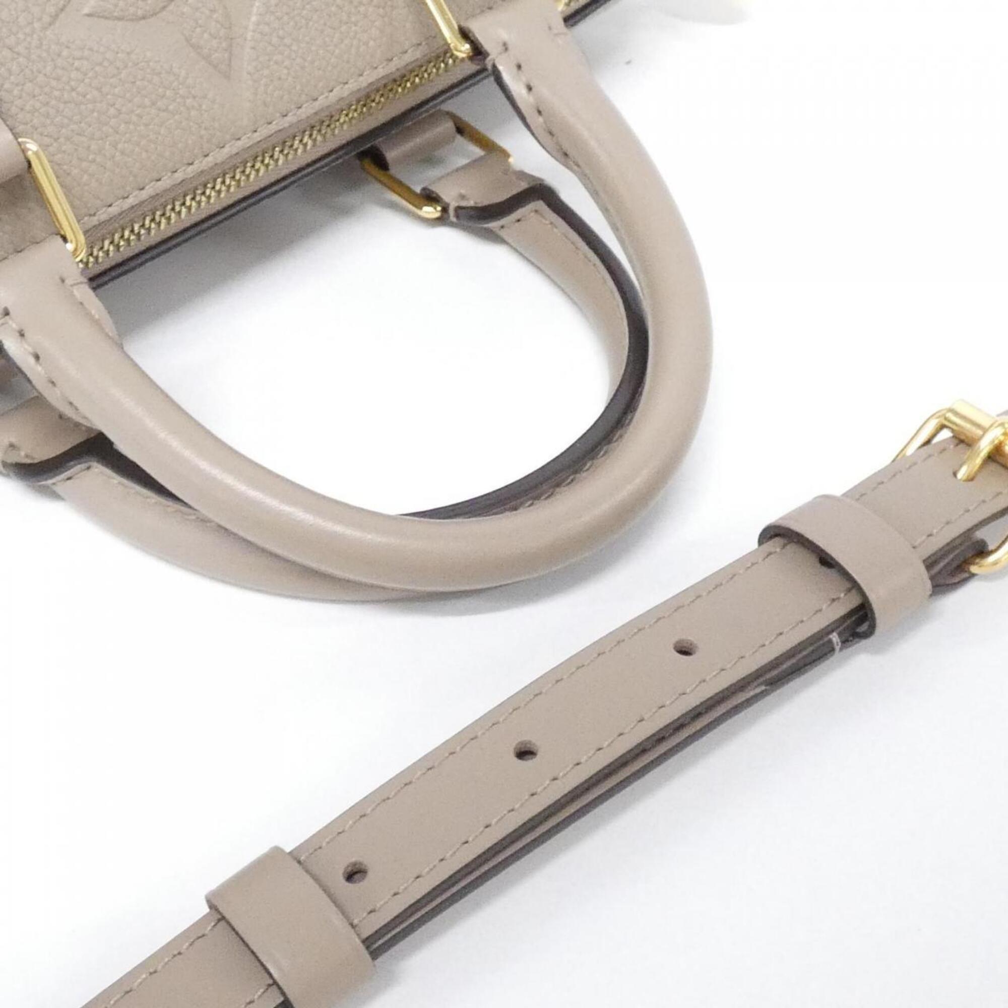 Louis Vuitton Tourterelle Leather Boston Bag (Pre-Owned)