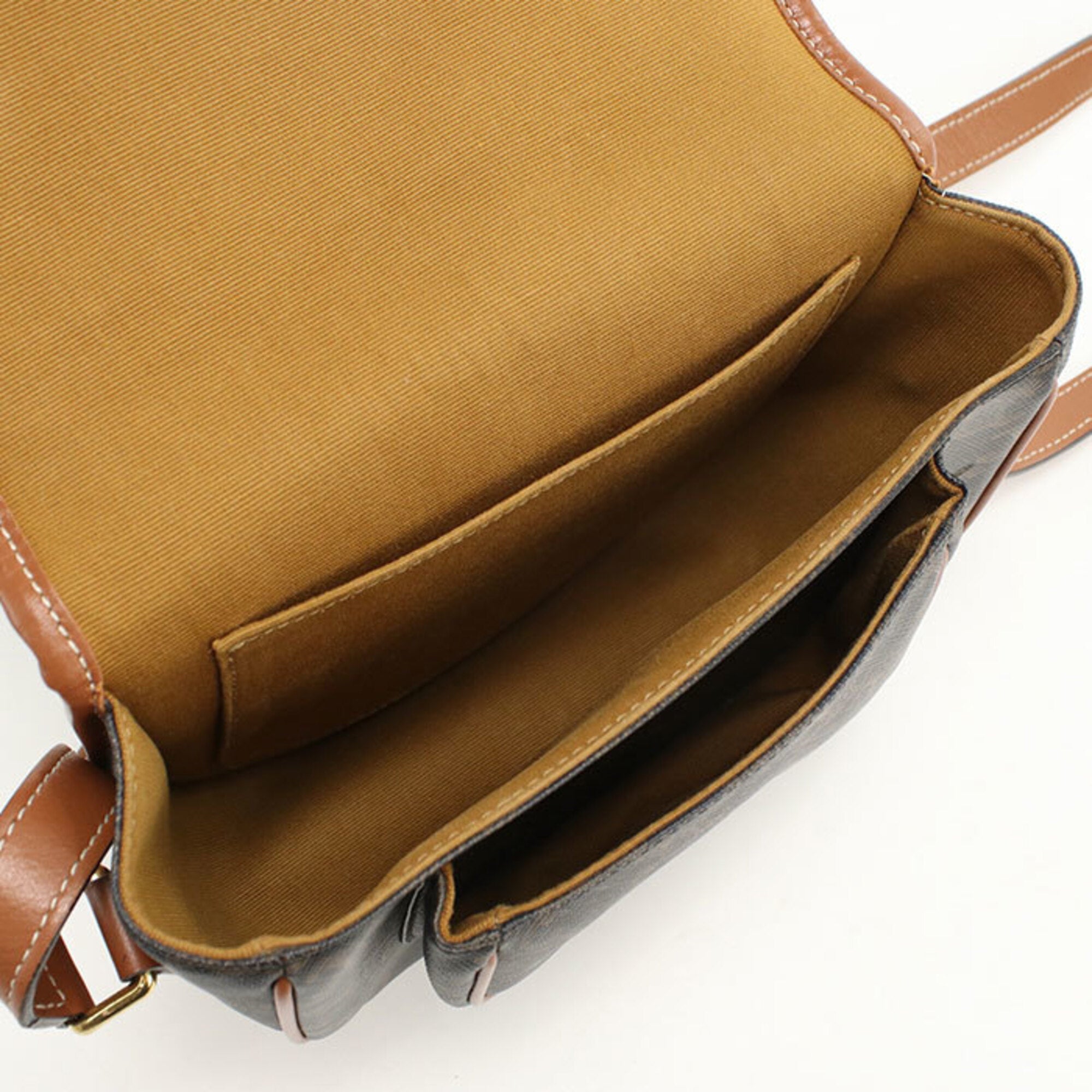 Celine Brown Pvc Leather Shoulder Bag (Pre-Owned)