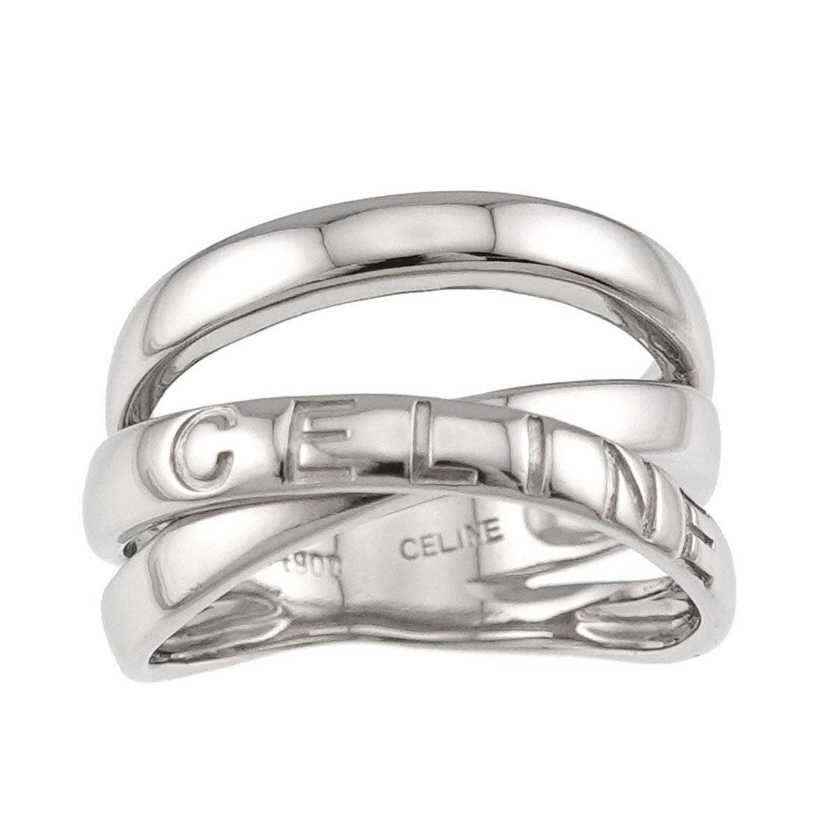 Celine Platinum 900 Band Ring (Pre-Owned)