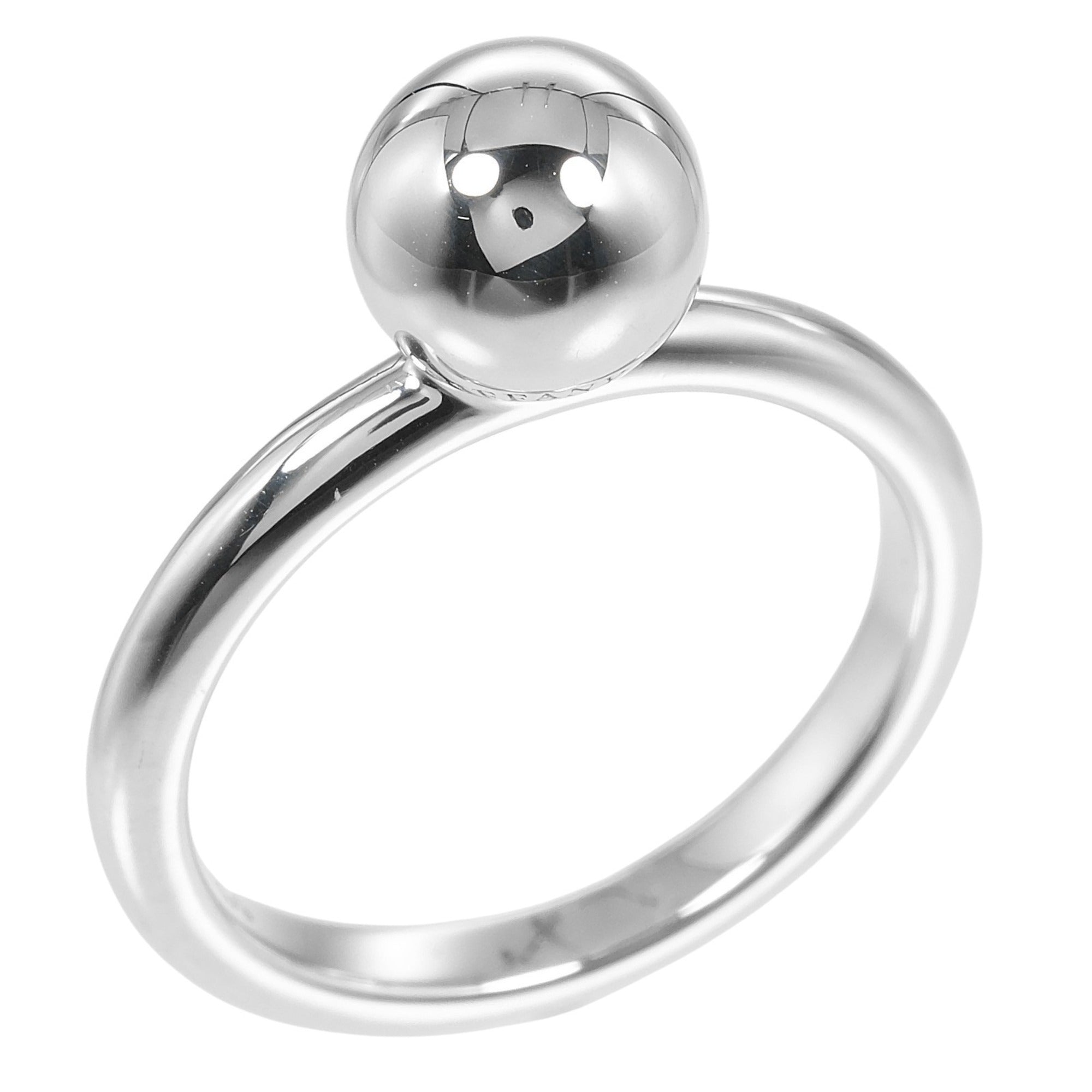 Tiffany Silver Silver 925 Band Ring (Pre-Owned)