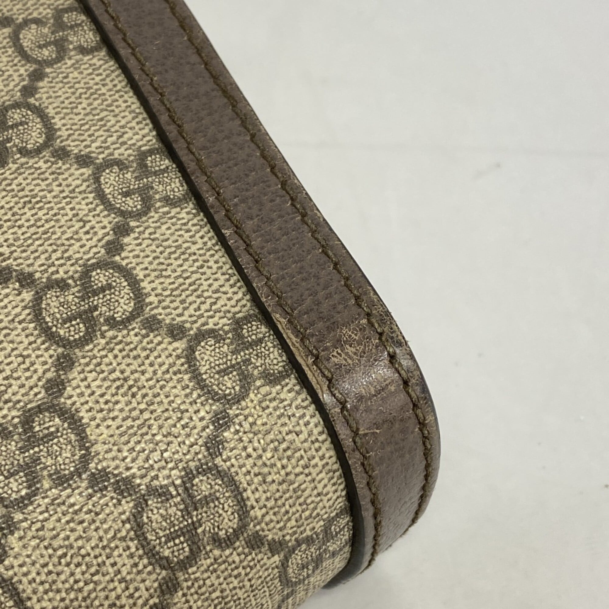 Gucci Brown Pvc Shoulder Bag (Pre-Owned)