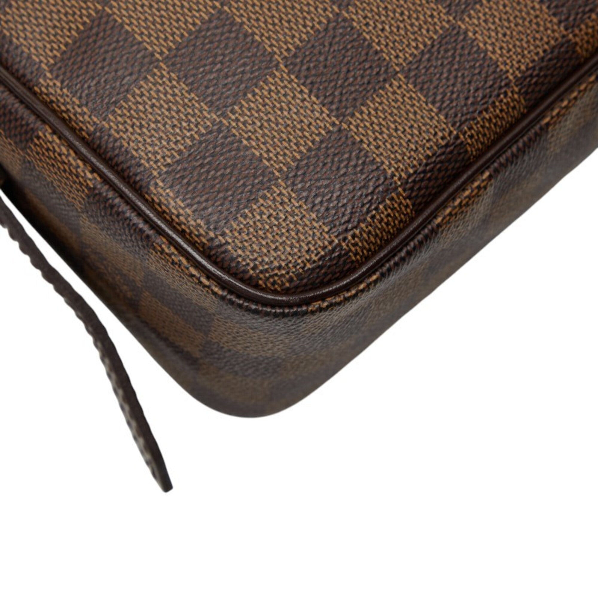Louis Vuitton Damier Brown Pvc Leather Shoulder Bag (Pre-Owned)