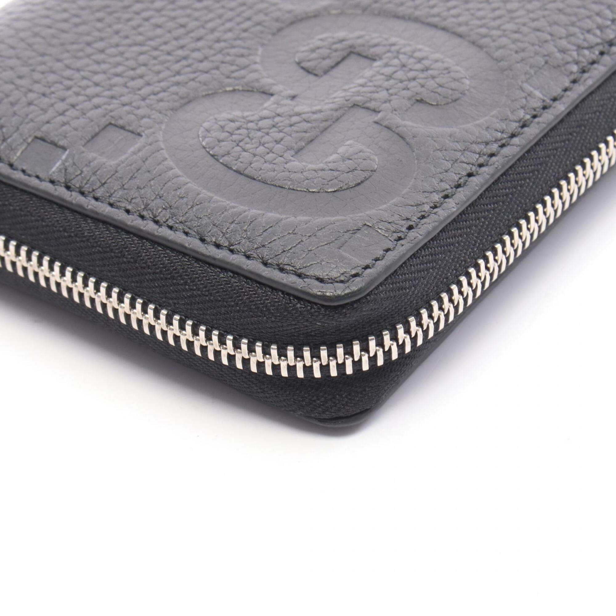 Gucci Black Leather Long Wallet (Bi-Fold) (Pre-Owned)