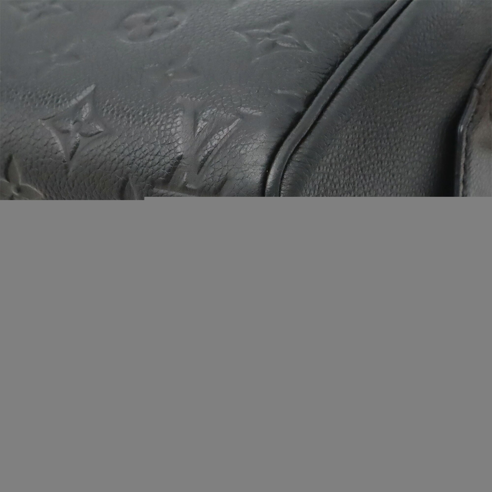 Louis Vuitton Noir Monogram Empreinte Leather Handbag Shoulder Bag (Pre-Owned)