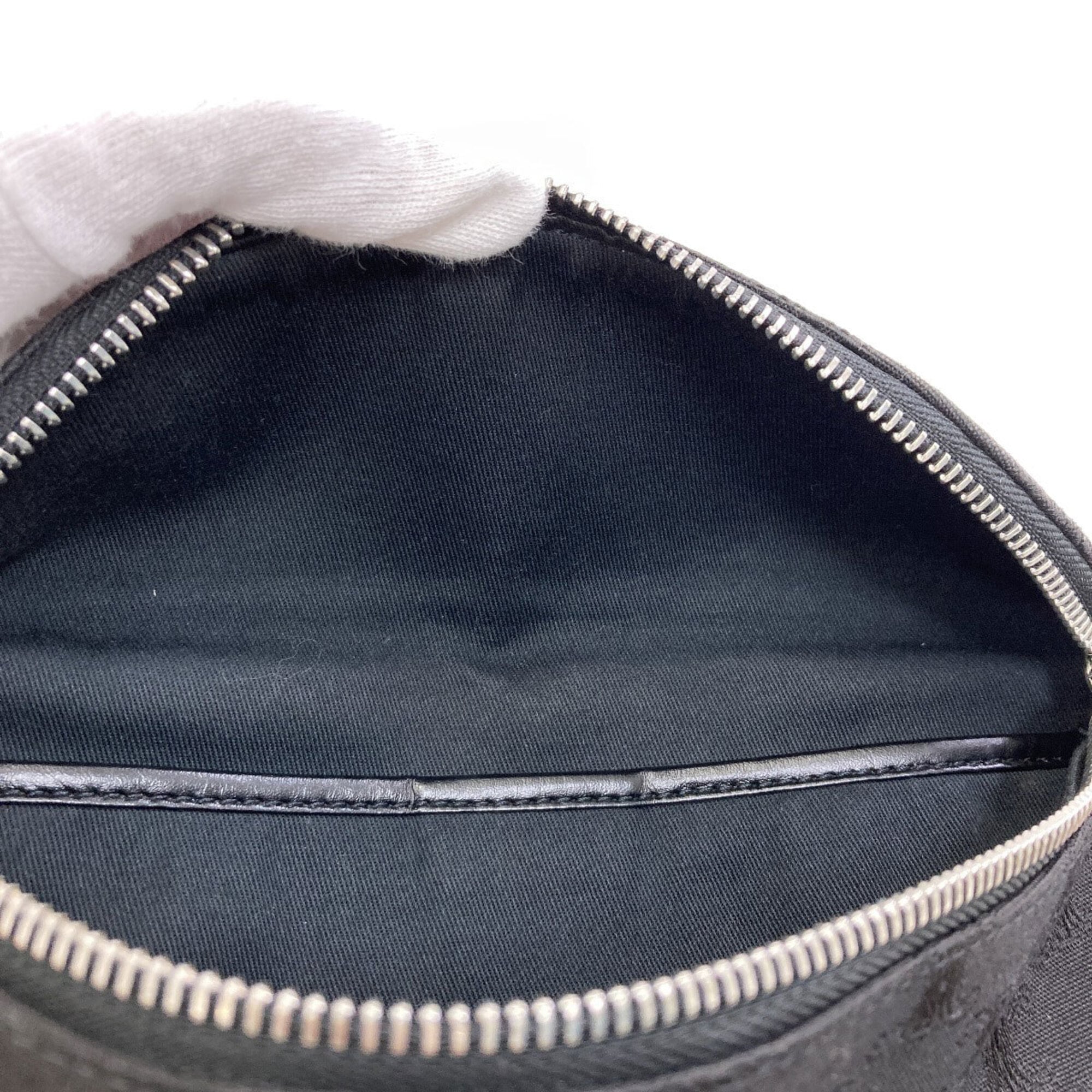 Celine Black Canvas Sling Bag (Pre-Owned)