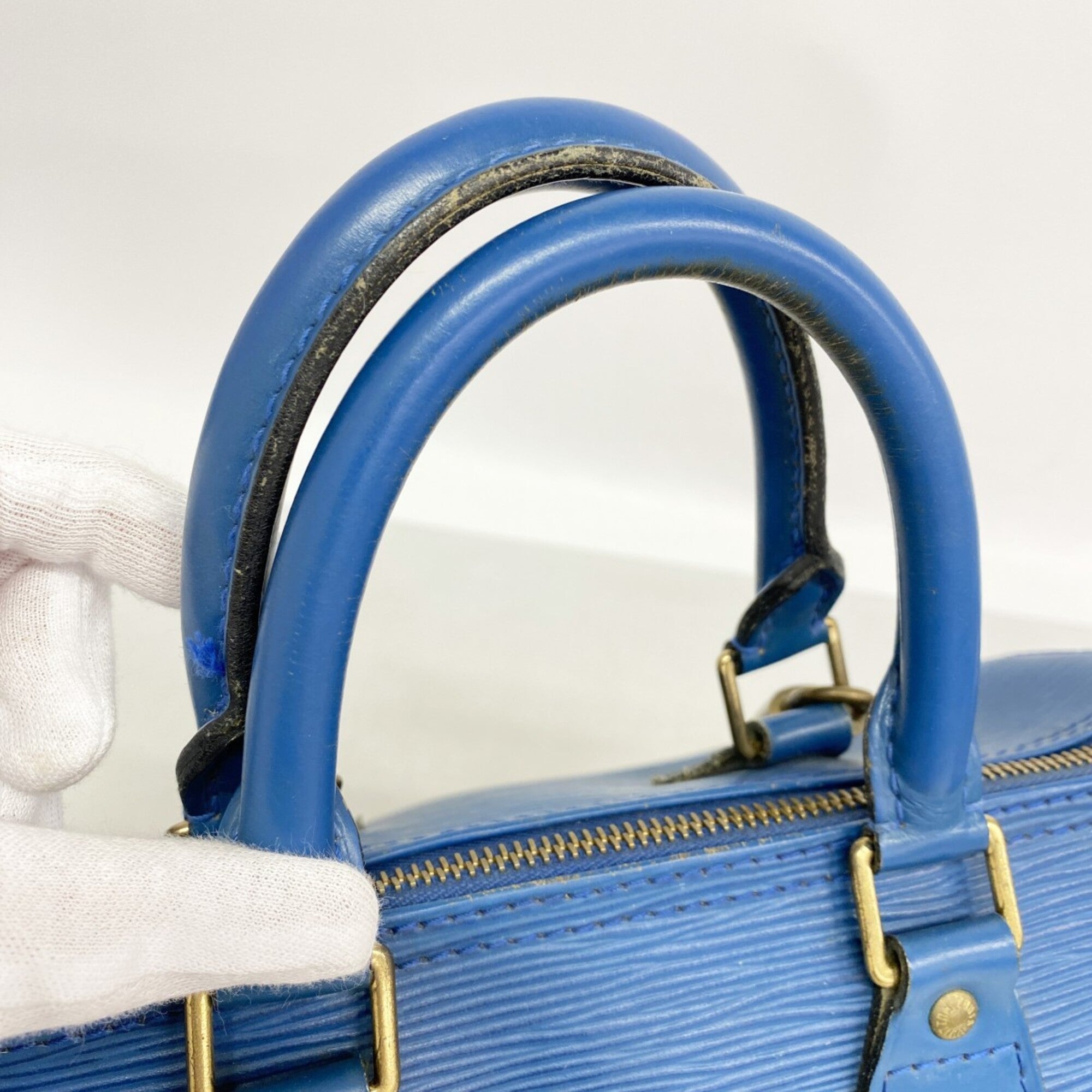 Louis Vuitton Toledo Blue Handbag (Pre-Owned)