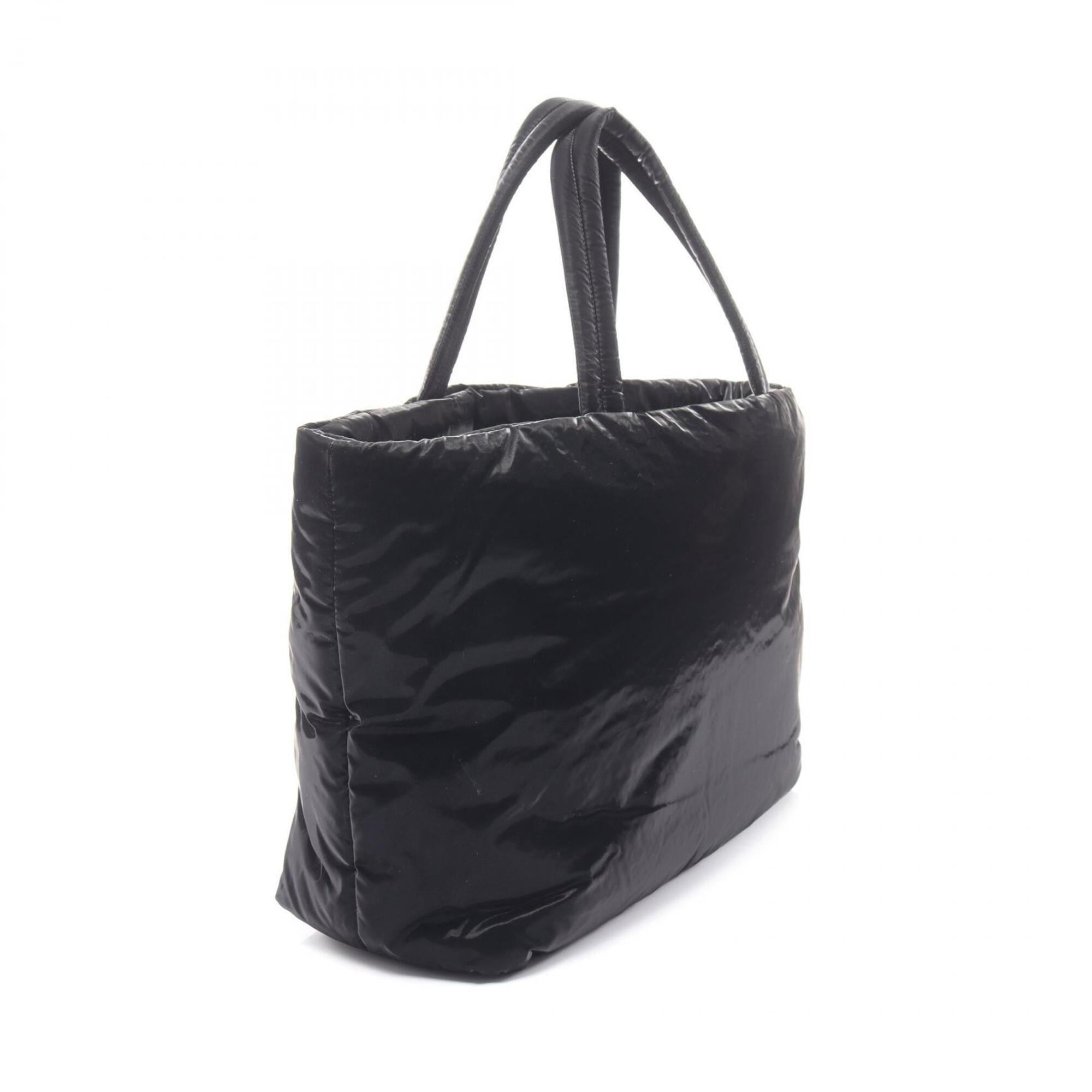 Saint Laurent Black Nylon Handbag Tote Bag (Pre-Owned)
