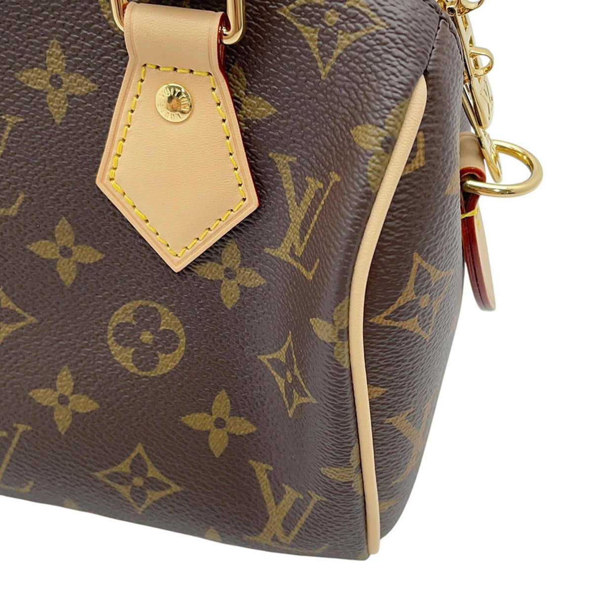 Louis Vuitton Red Color Monogram Handbag Shoulder Bag (Pre-Owned)