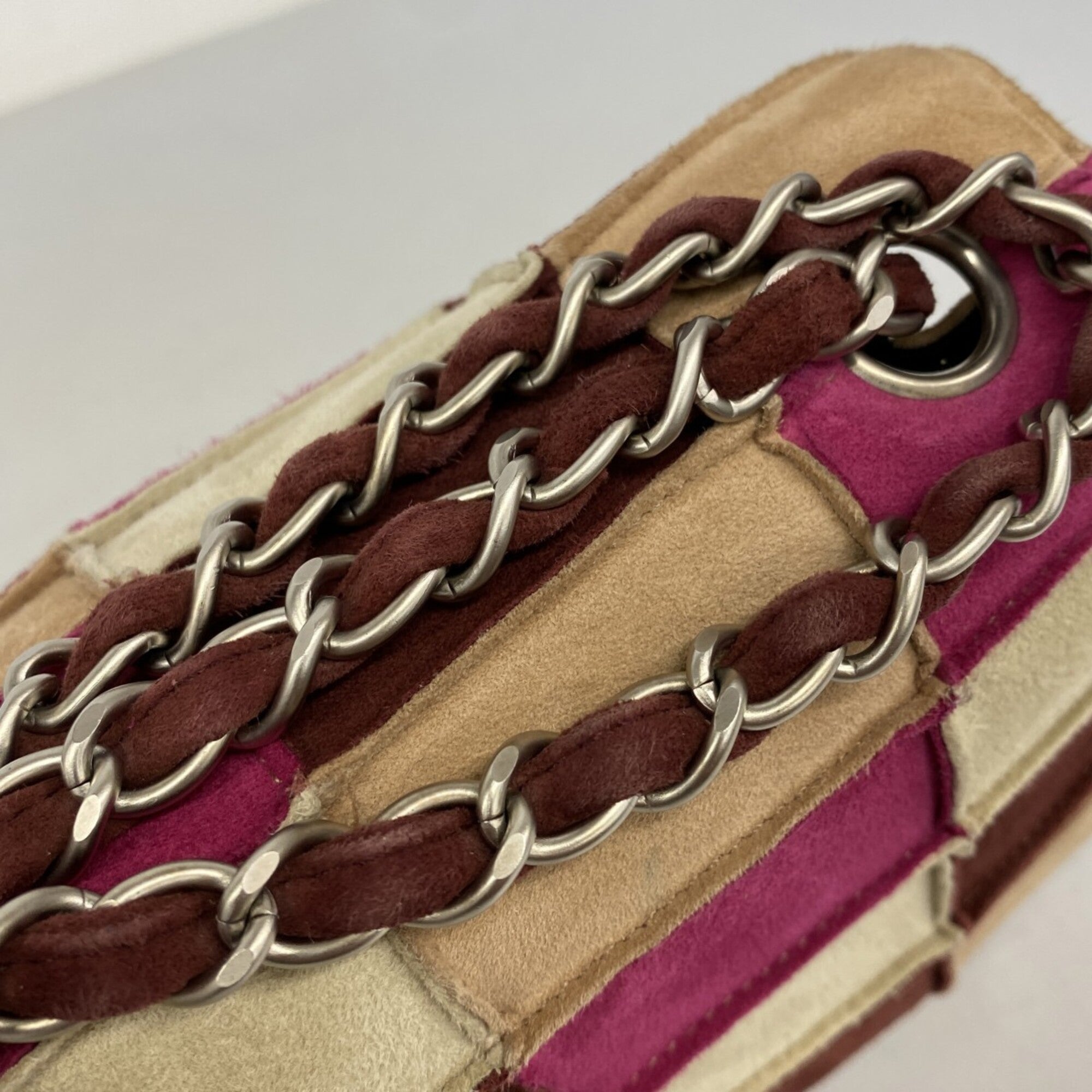 Chanel Multi-Color Suede Shoulder Bag (Pre-Owned)