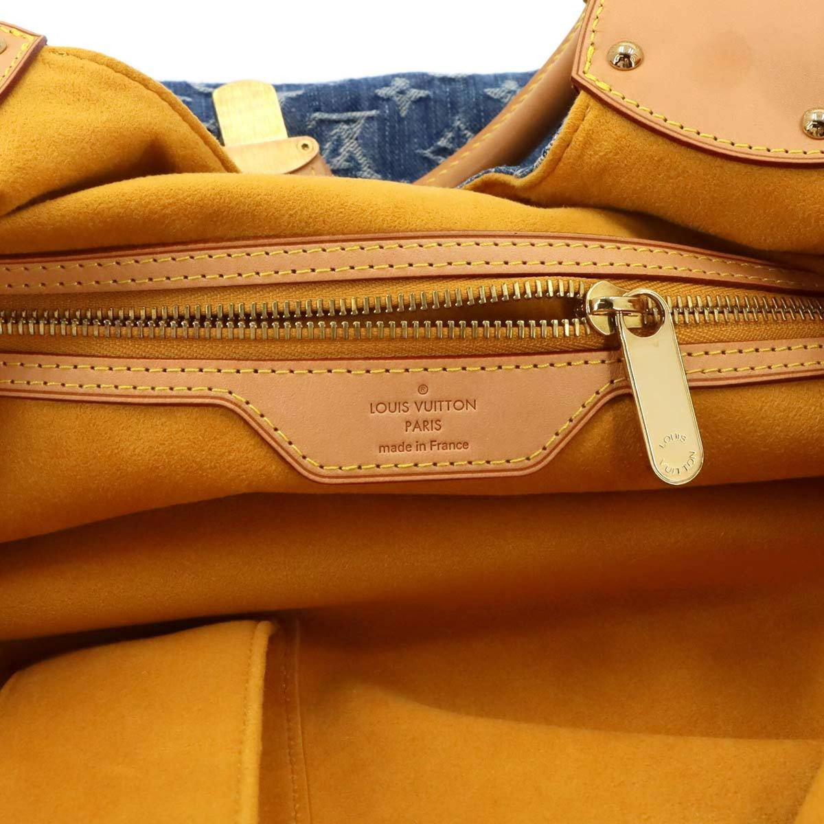 Louis Vuitton Blue Monogram Canvas Monogram Denim Handbag (Pre-Owned)