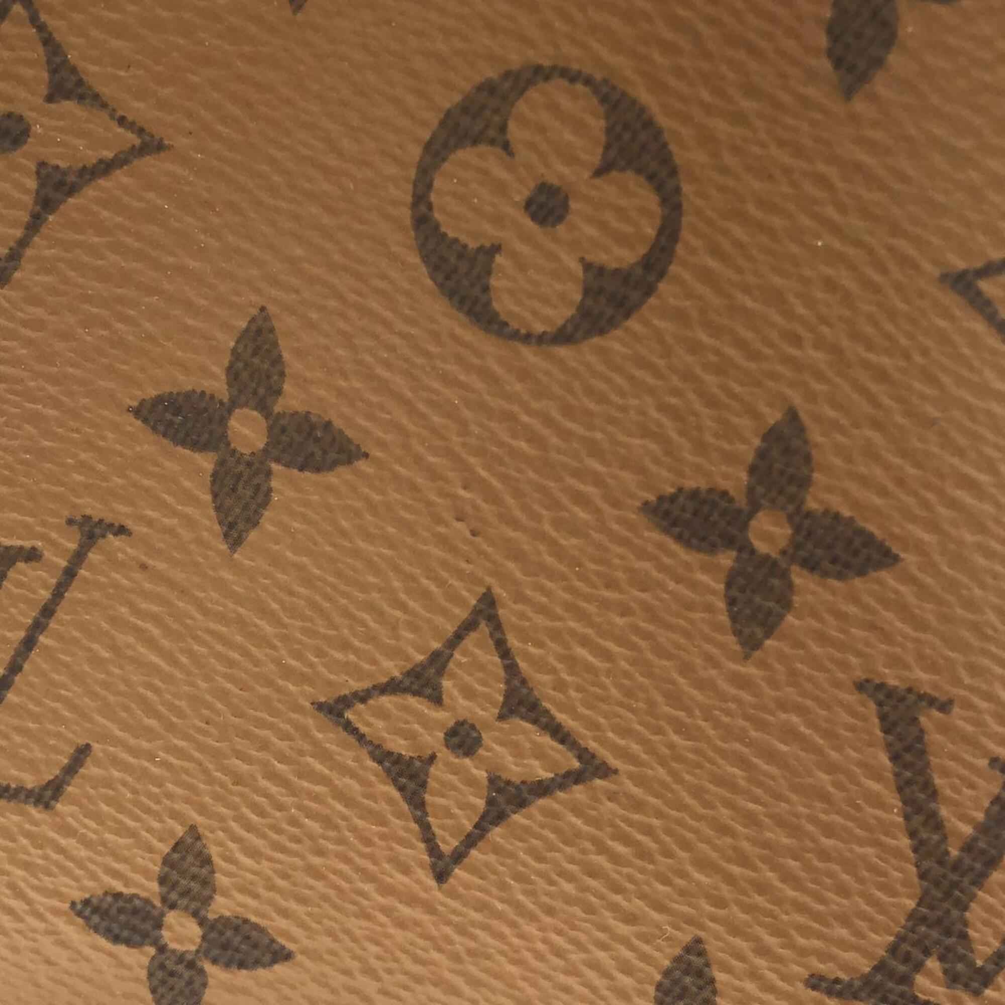 Louis Vuitton Marron Coated Canvas Handbag (Pre-Owned)