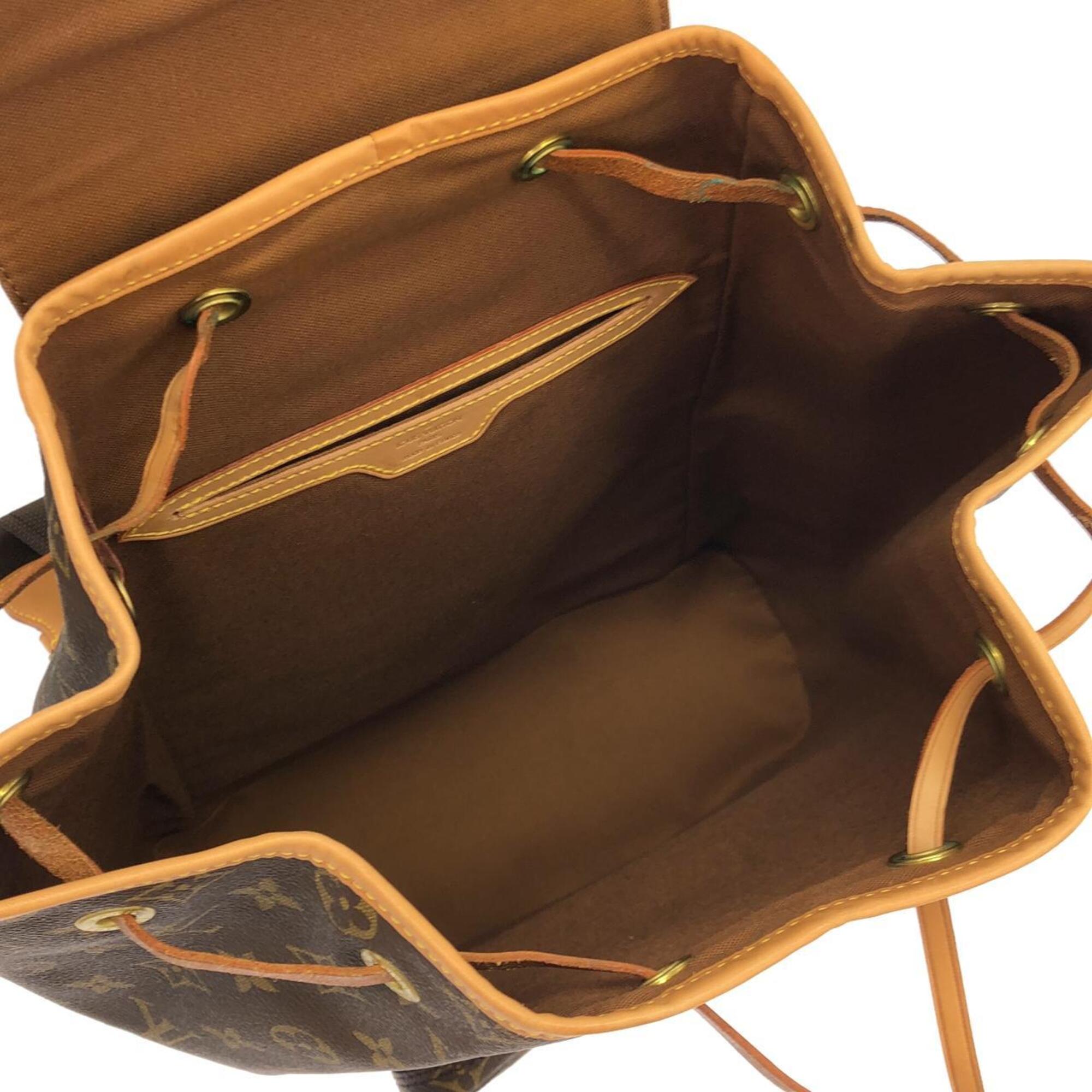Louis Vuitton Brown Coated Canvas Backpack (Pre-Owned)