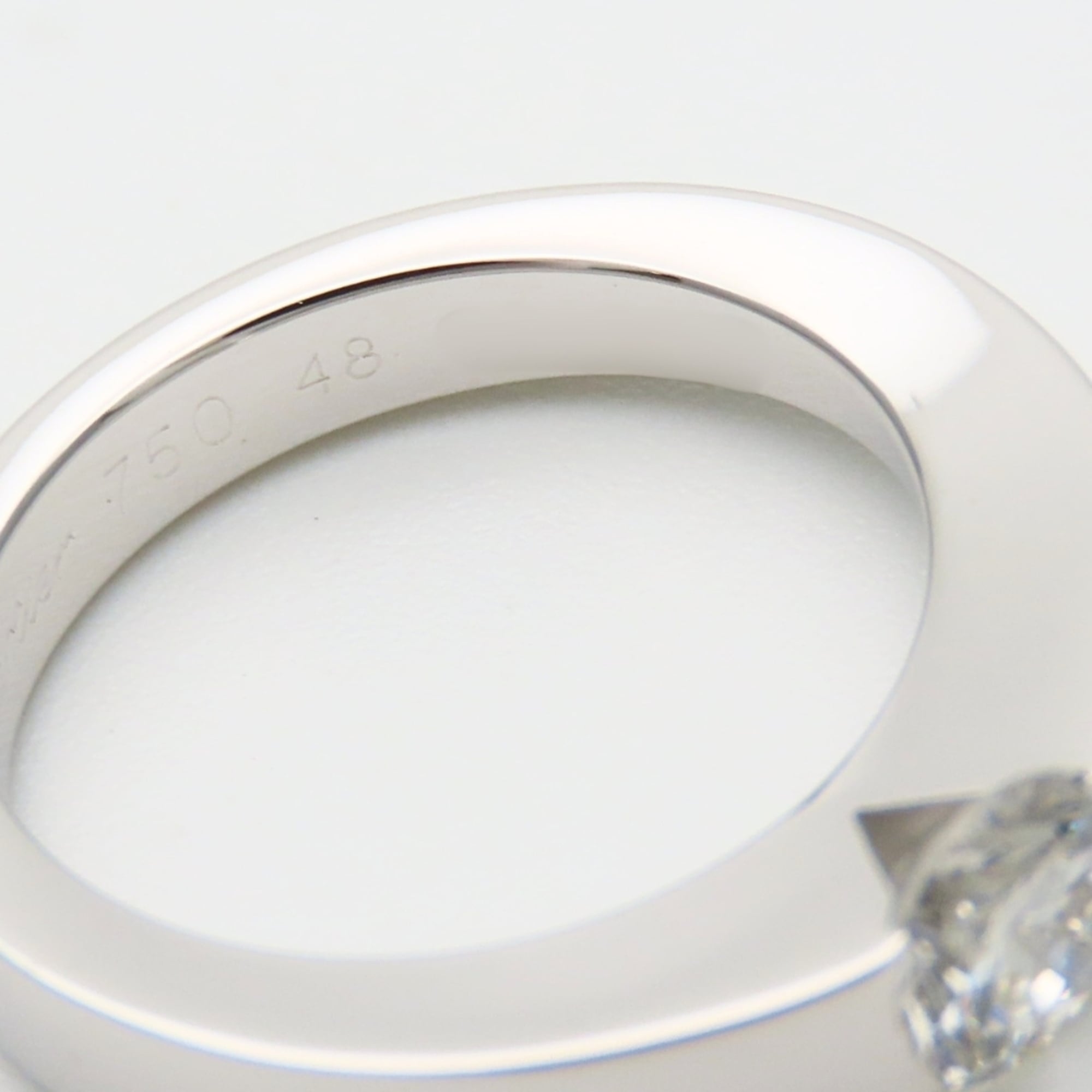 Cartier White Gold White Gold (18K) Band Ring (Pre-Owned)