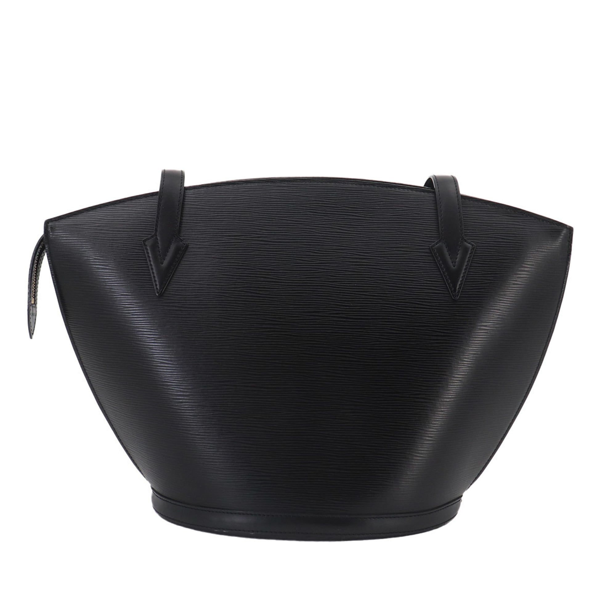 Louis Vuitton Black Noir Epi Leather Handbag Tote Bag (Pre-Owned)