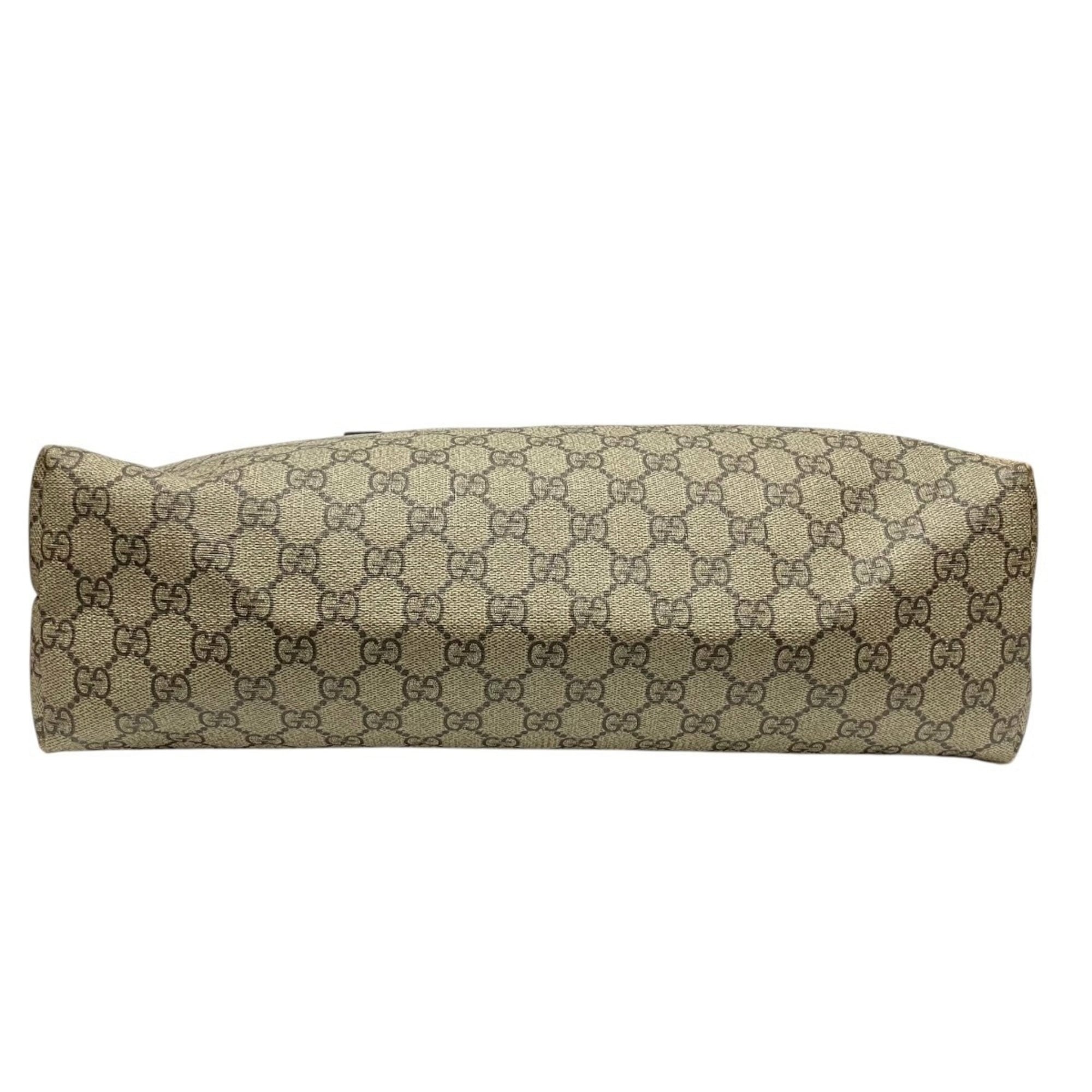 Gucci Beige Gg Supreme Tote Bag (Pre-Owned)