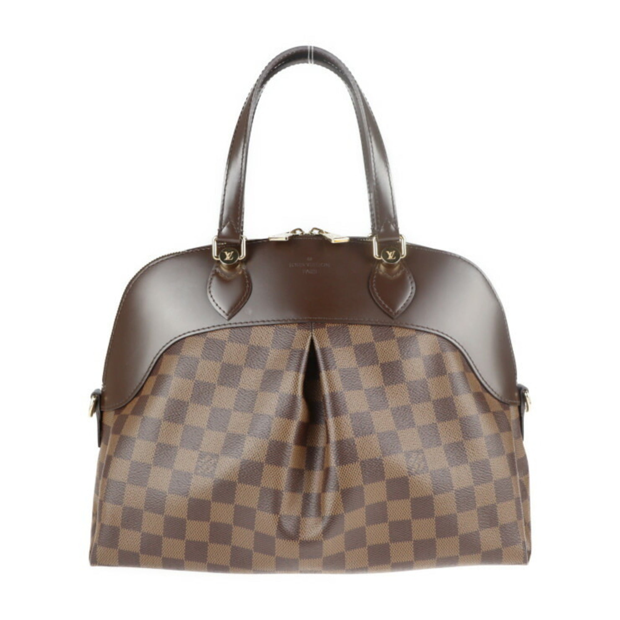 Louis Vuitton Brown Damier Canvas Handbag Shopping Bag Shoulder Bag Tote Bag (Pre-Owned)