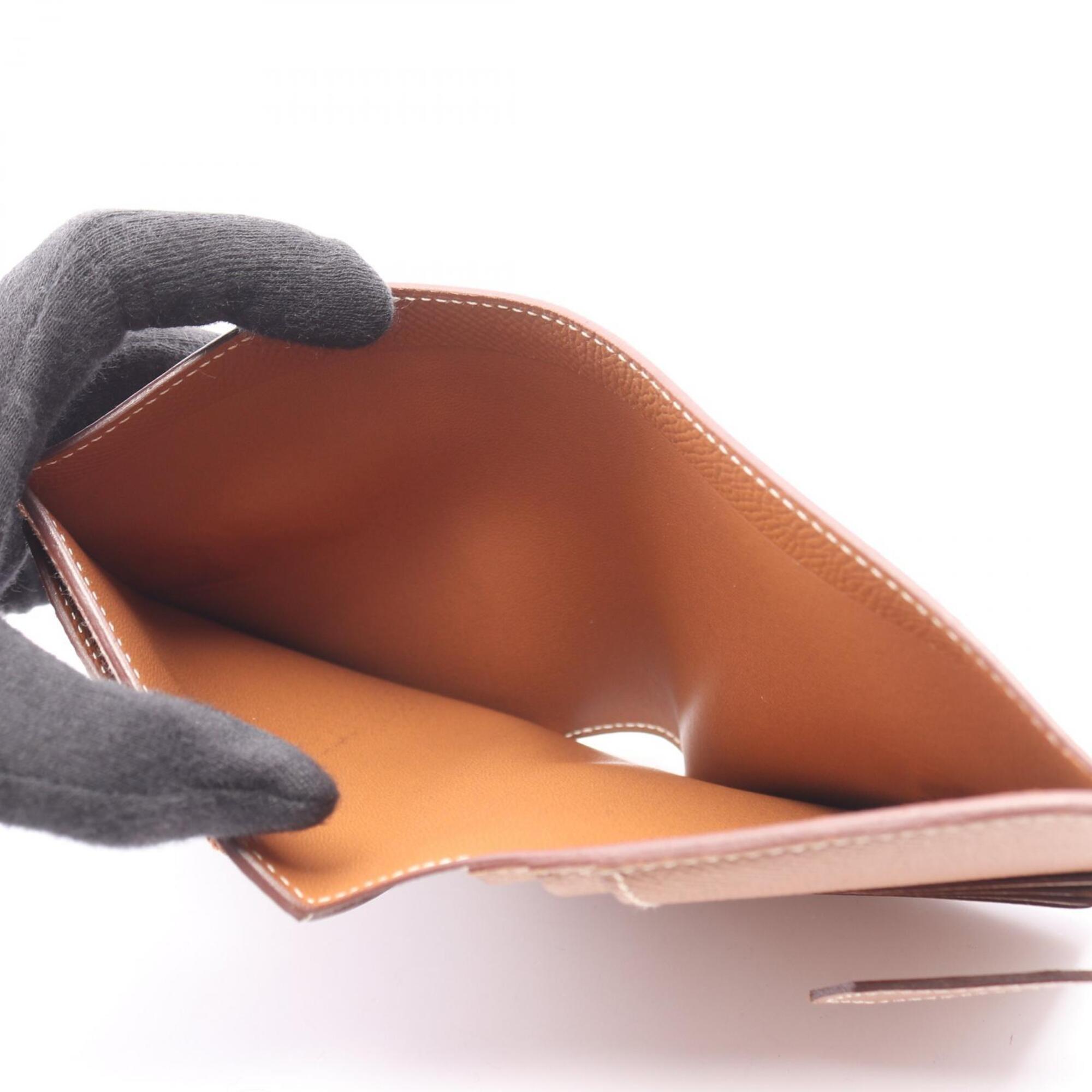 Hermes Brown Epsom Leather Wallet (Bi-Fold) (Pre-Owned)