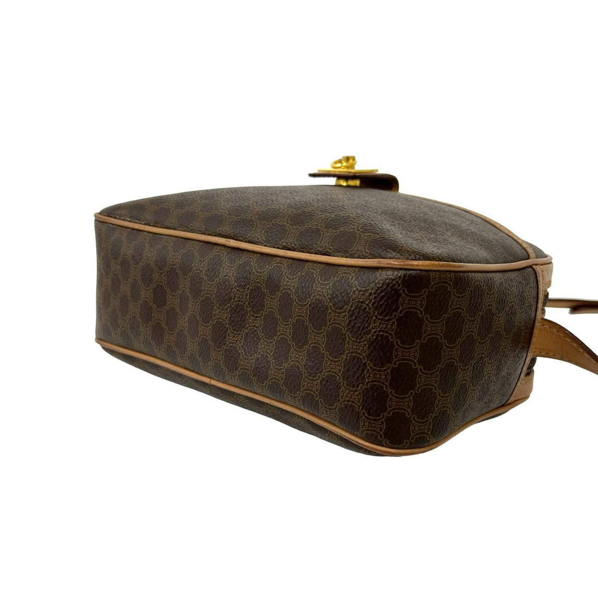Celine Brown Pvc Leather Pochette Shoulder Bag (Pre-Owned)