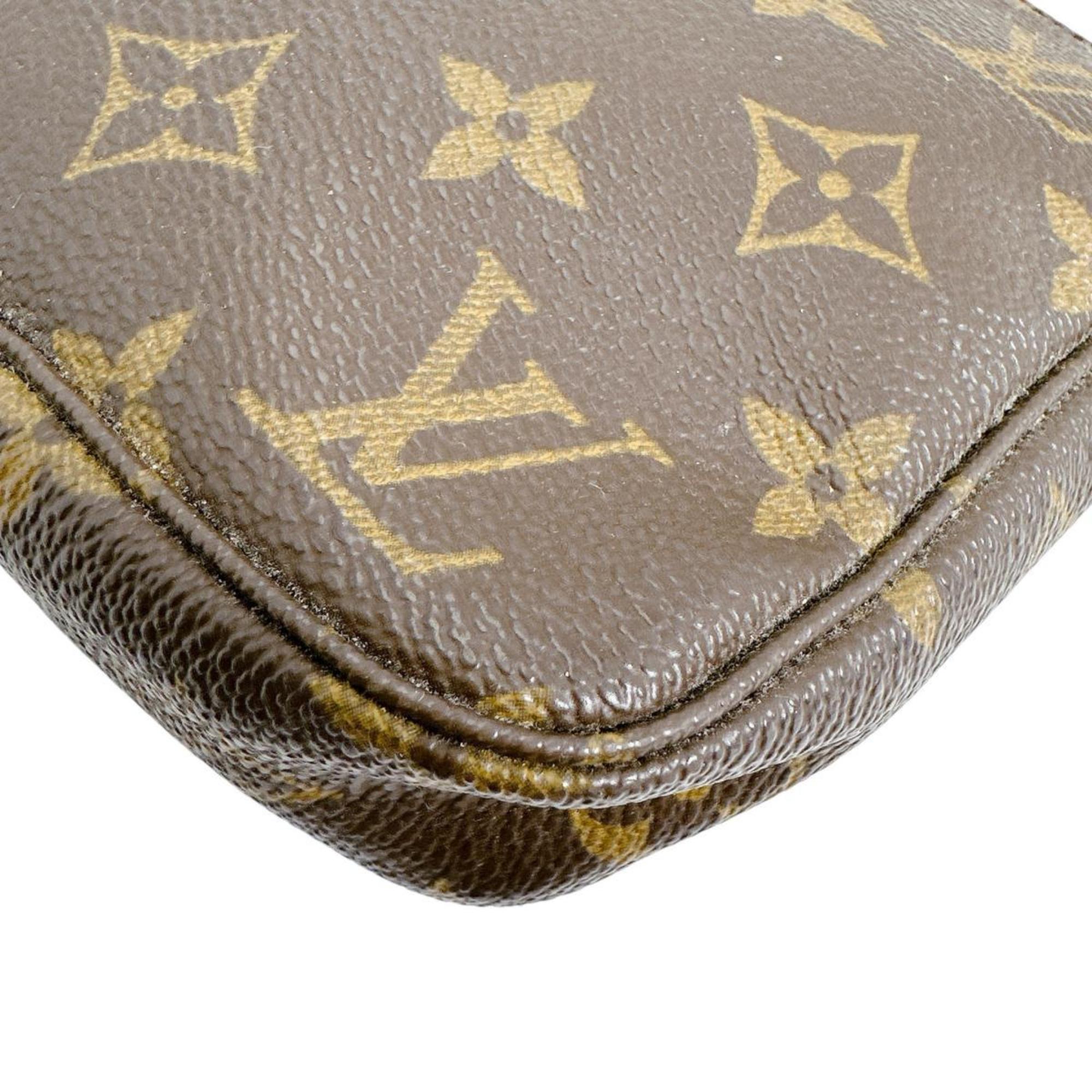 Louis Vuitton Monogram Brown Monogram Pochette Pouch Shoulder Bag (Pre-Owned)