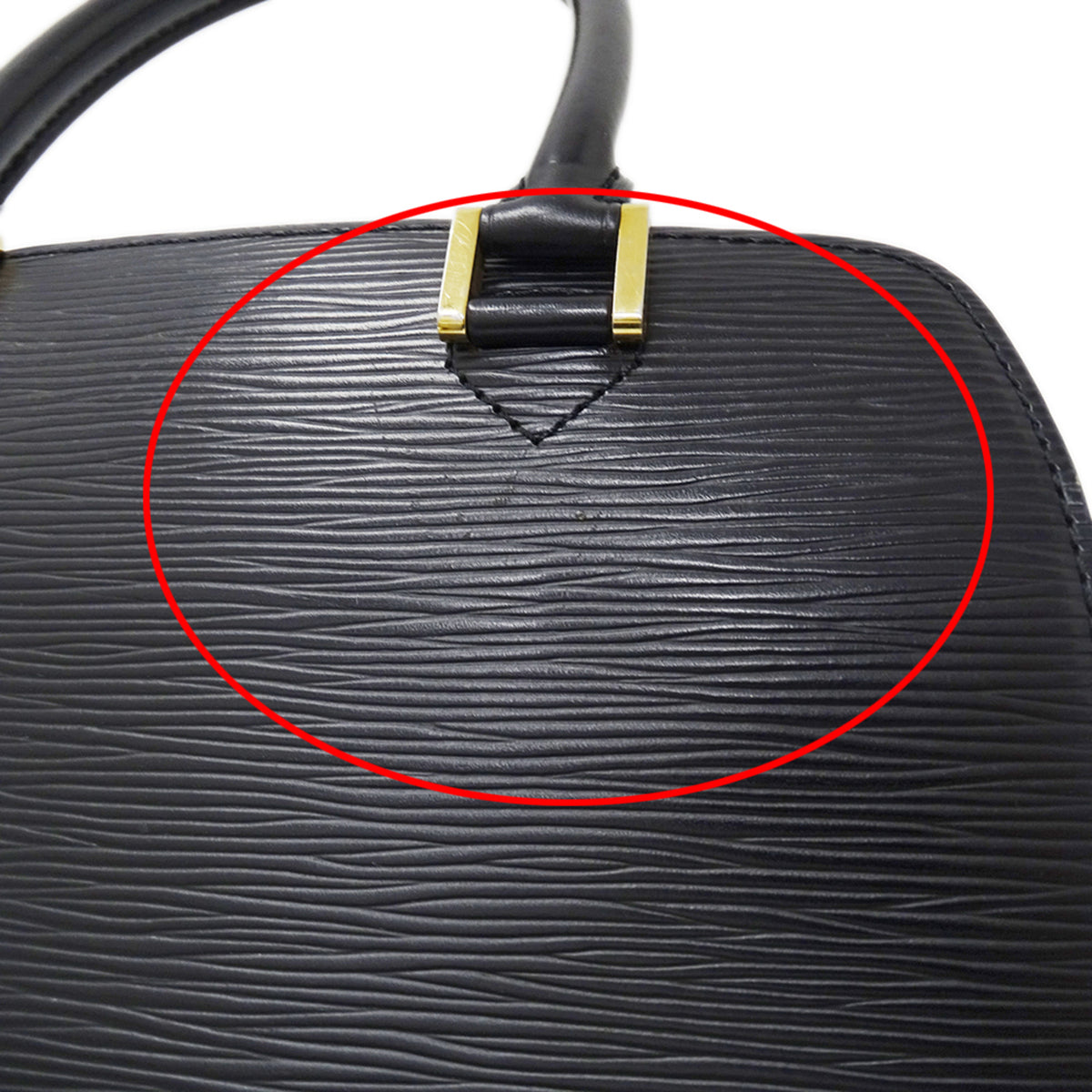 Louis Vuitton Noir Epi Leather Handbag (Pre-Owned)
