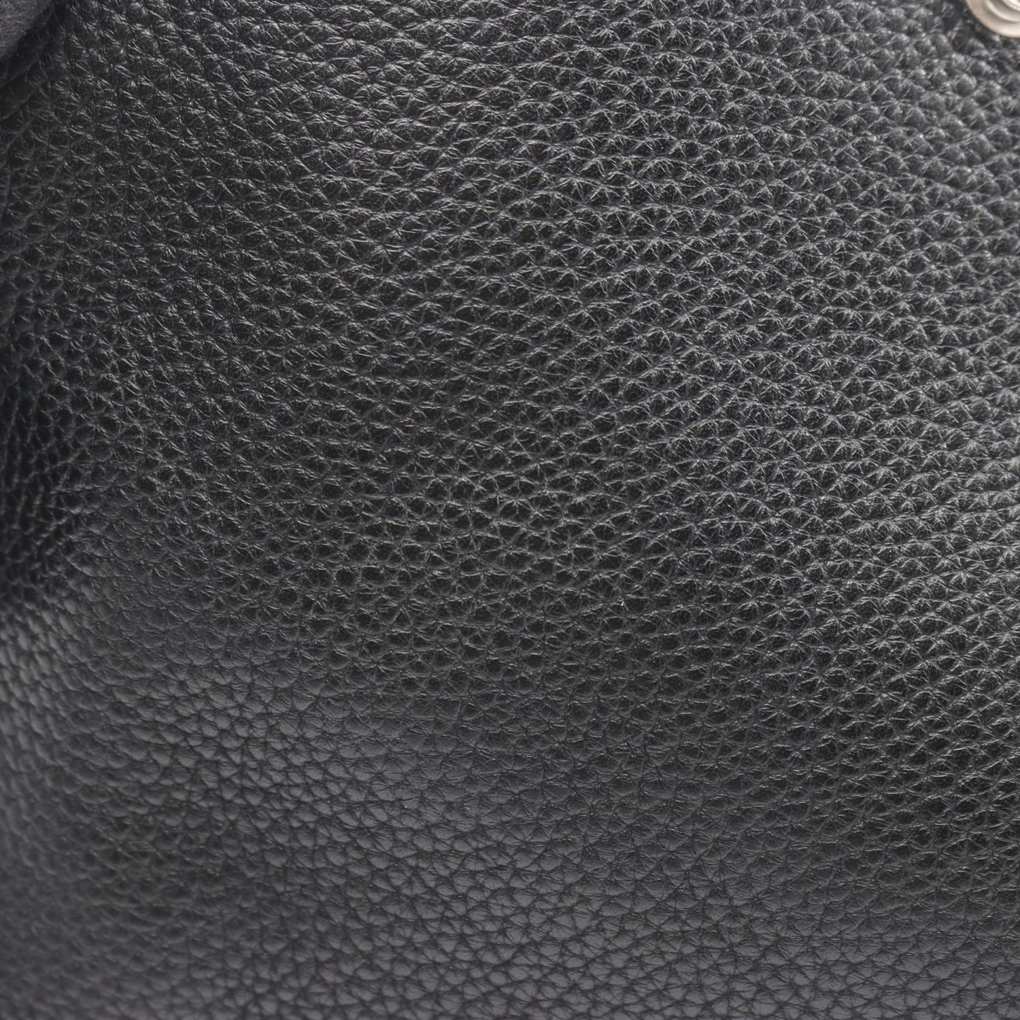 Hermes Black Taurillon Clemence Leather Leather Handbag Shoulder Bag (Pre-Owned)