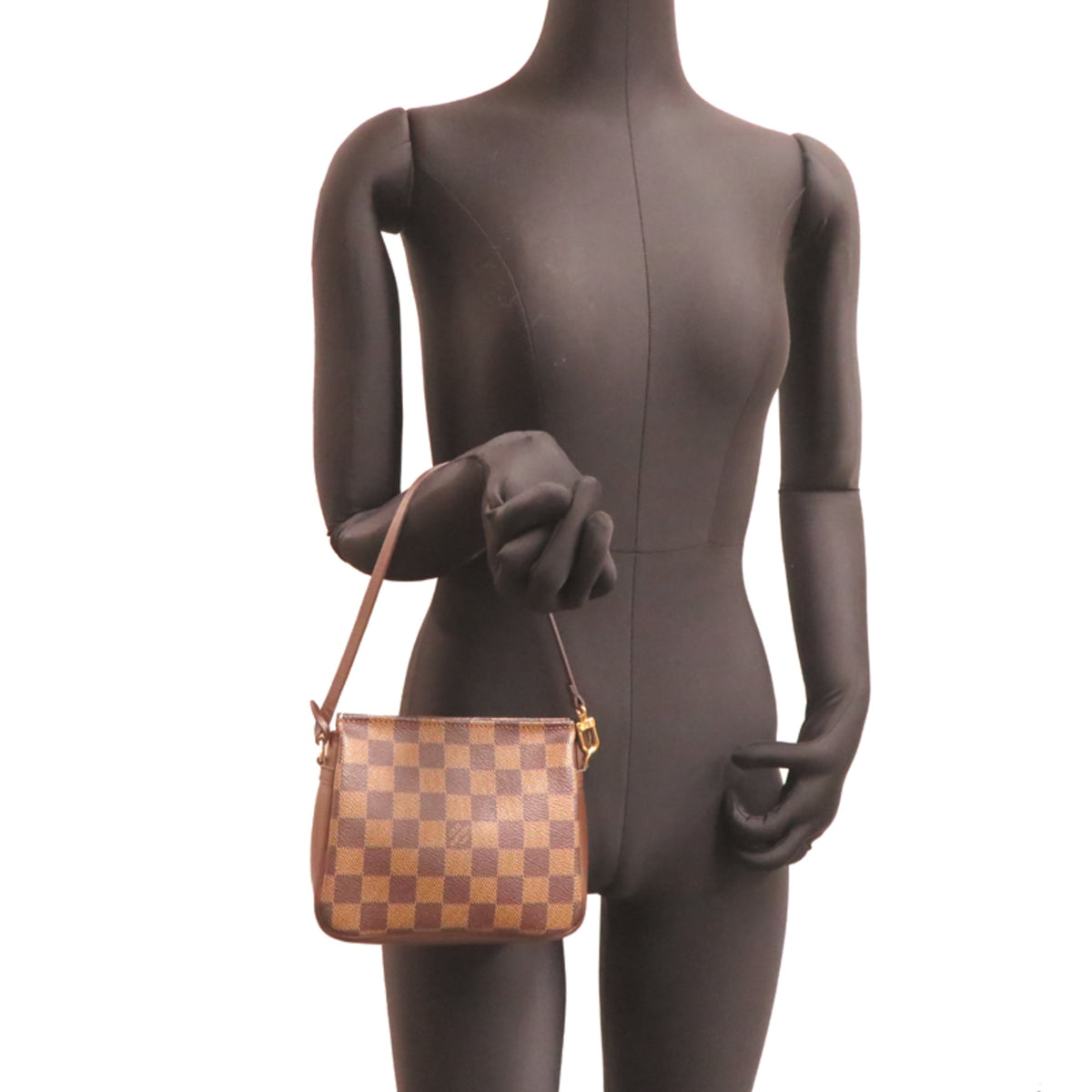 Louis Vuitton Damier Brown Damier Canvas Handbag (Pre-Owned)